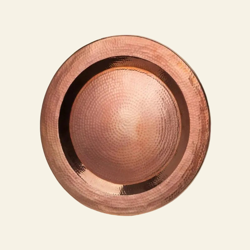 Sertodo Plates & Platters 14" Copper Thessaly Round Platter