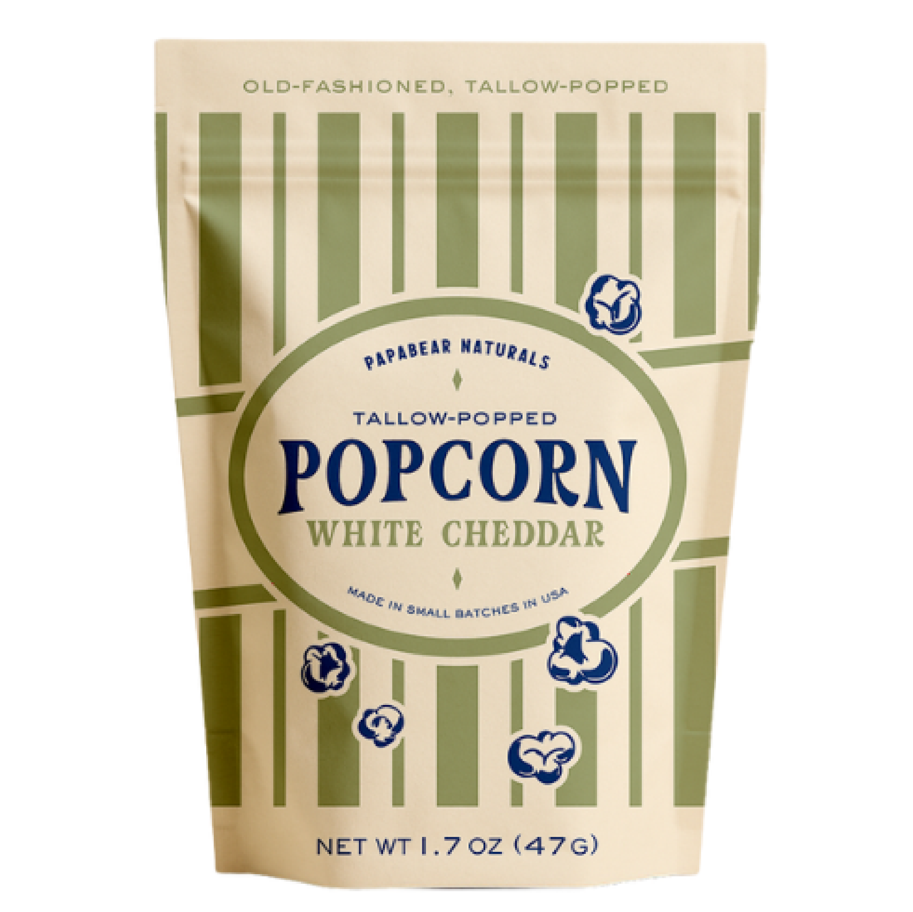 Tallow-Popped Popcorn (8 Pack)