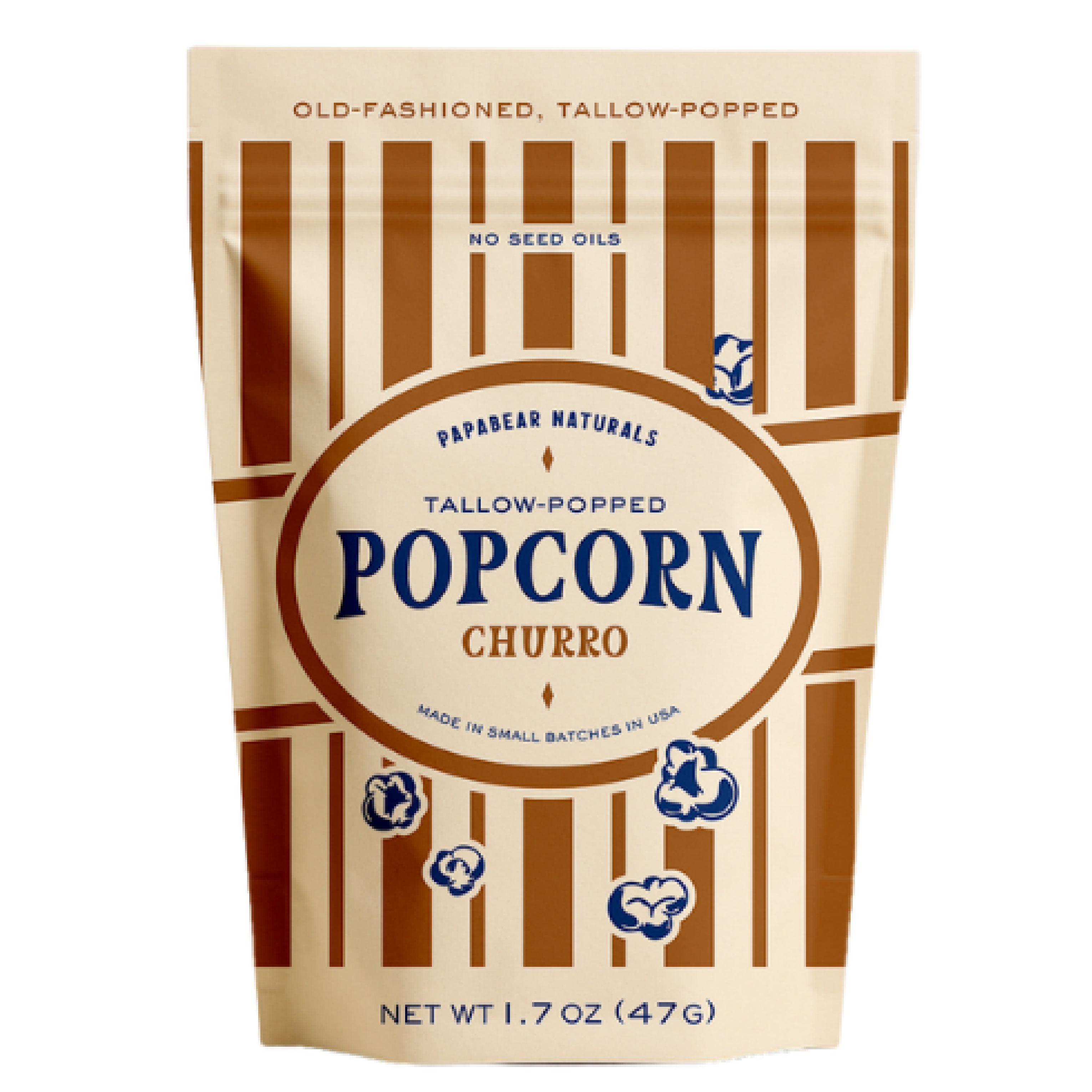 Tallow-Popped Popcorn (8 Pack)