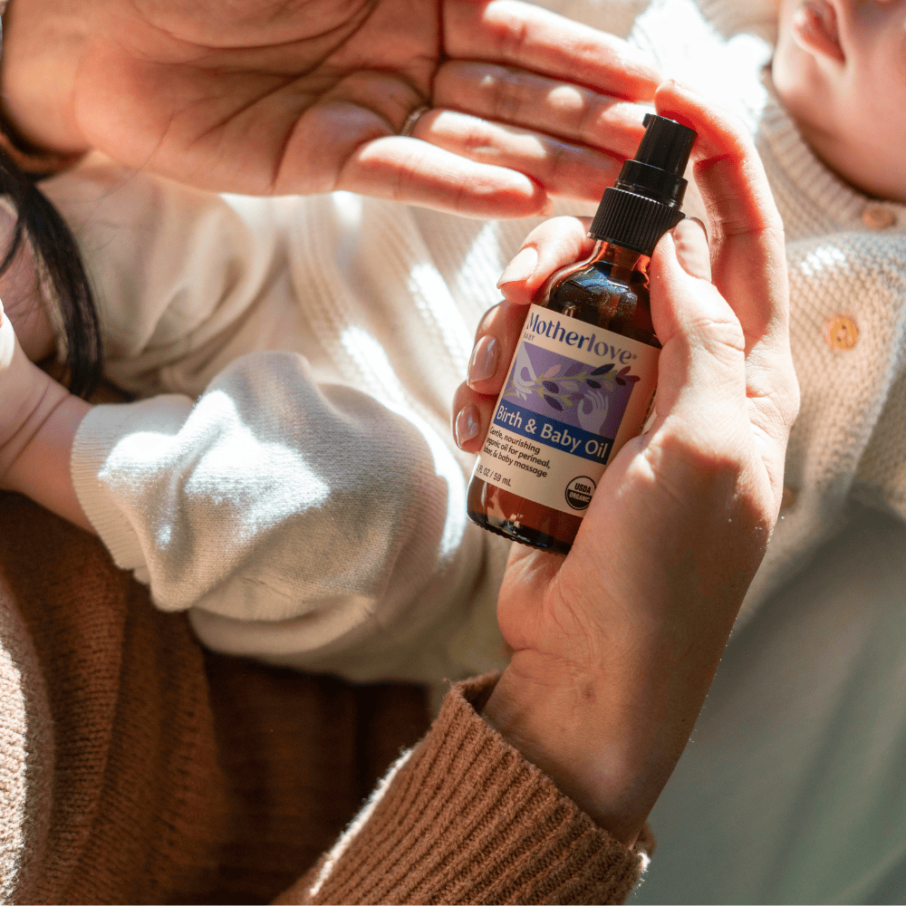 Motherlove Herbal Company Baby 2 oz Birth & Baby Oil