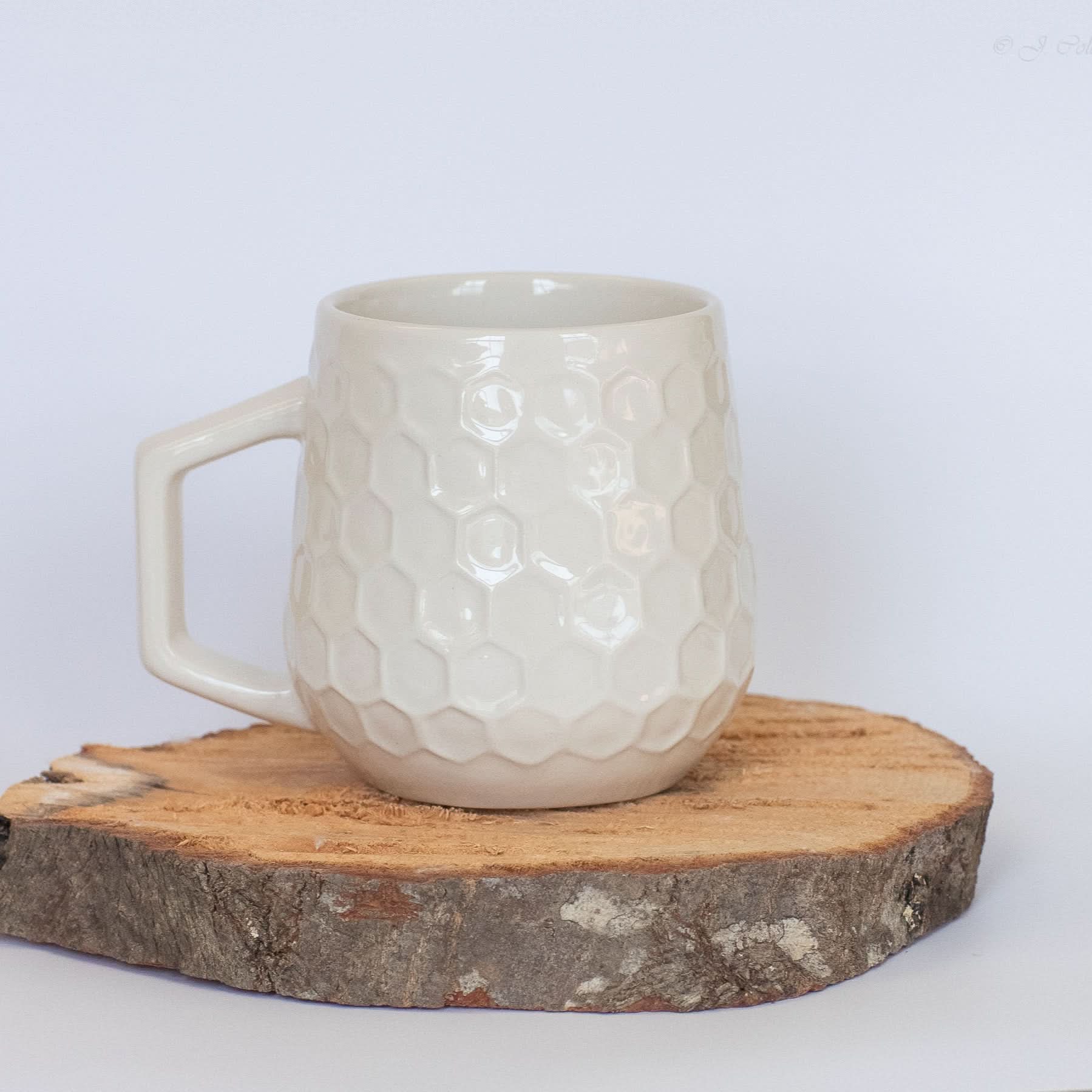 prodigalpottery Ceramic Honeycomb 12oz Mug