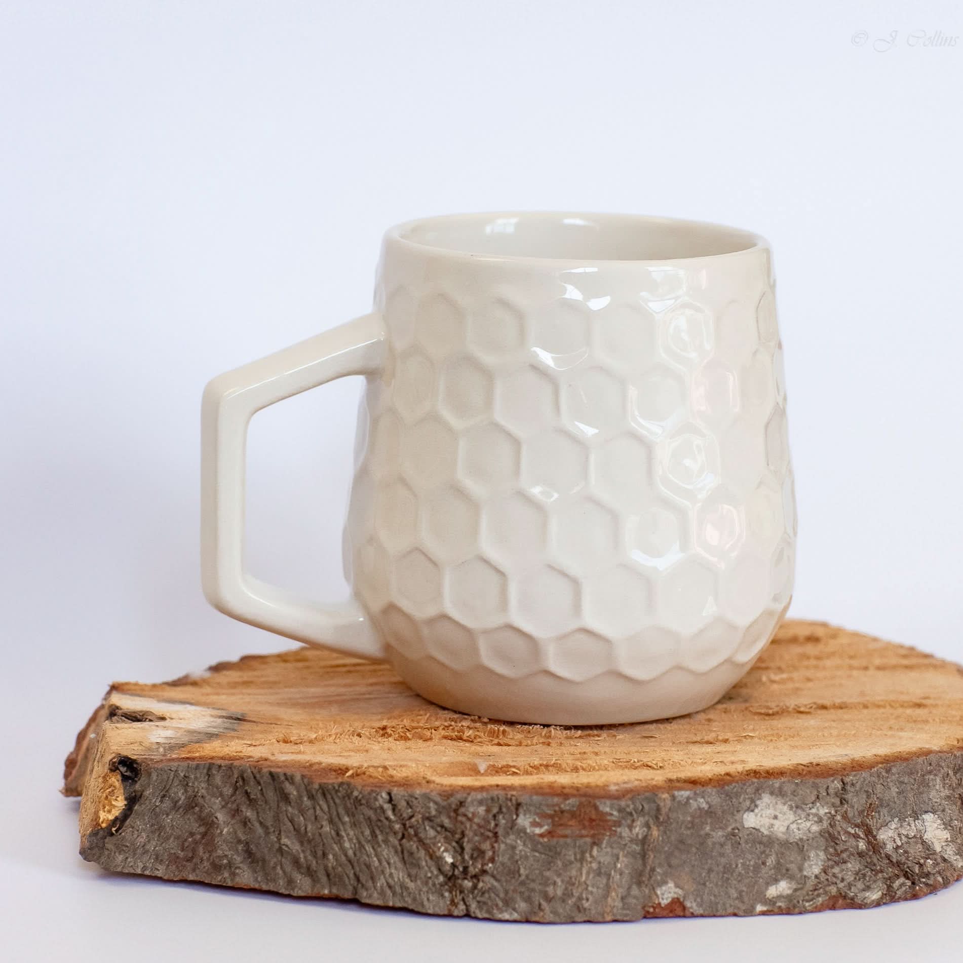 prodigalpottery Ceramic Honeycomb 12oz Mug
