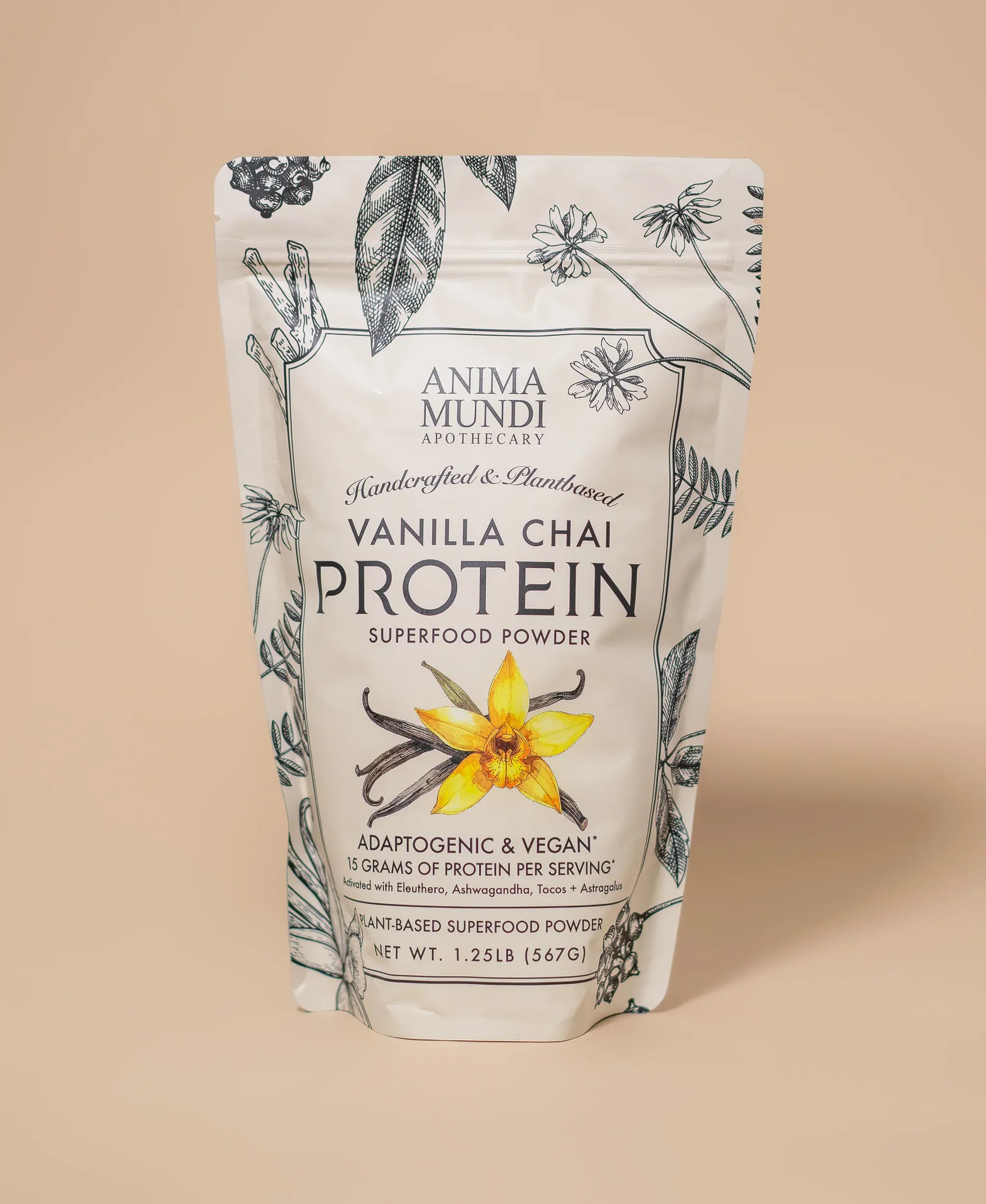 Anima Mundi Protein VANILLA CHAI PROTEIN | Adaptogenic Superfood Powder