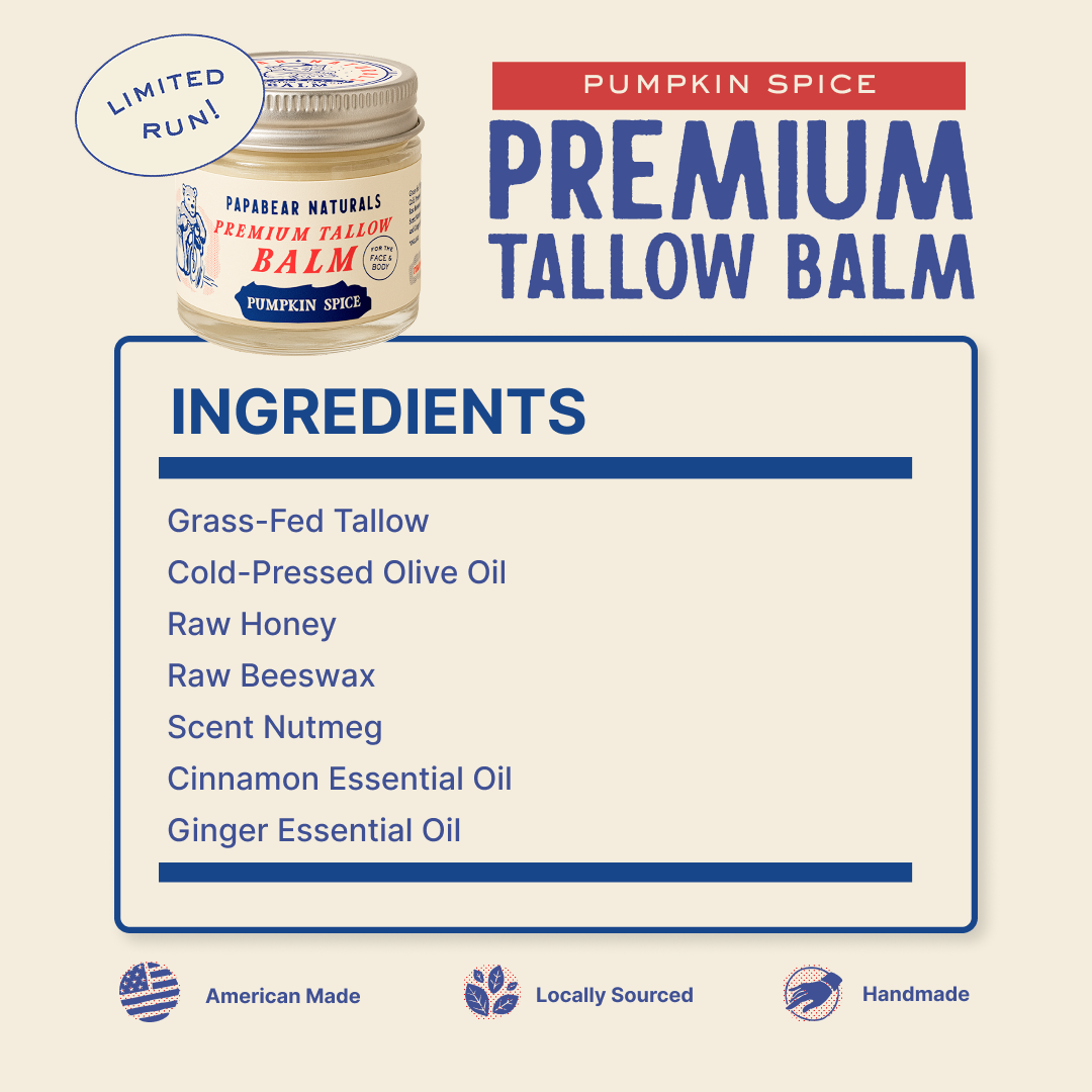 Papabear Premium Tallow Balm 2 oz