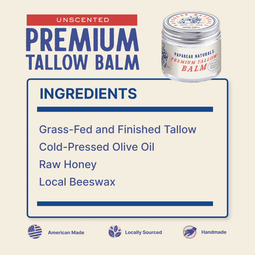 Papabear Premium Tallow Balm - My American Goods