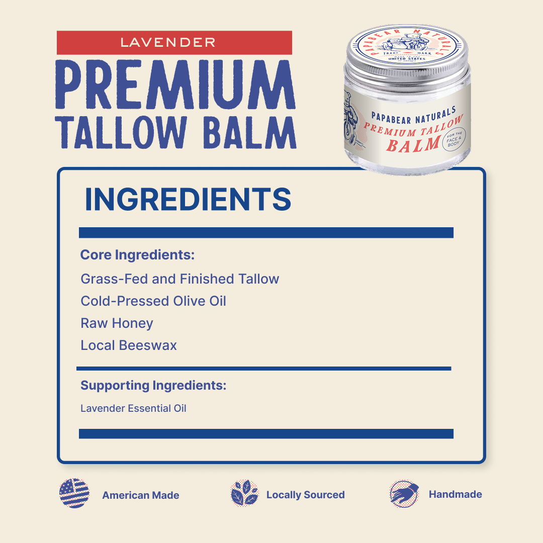 Papabear Premium Tallow Balm - My American Goods