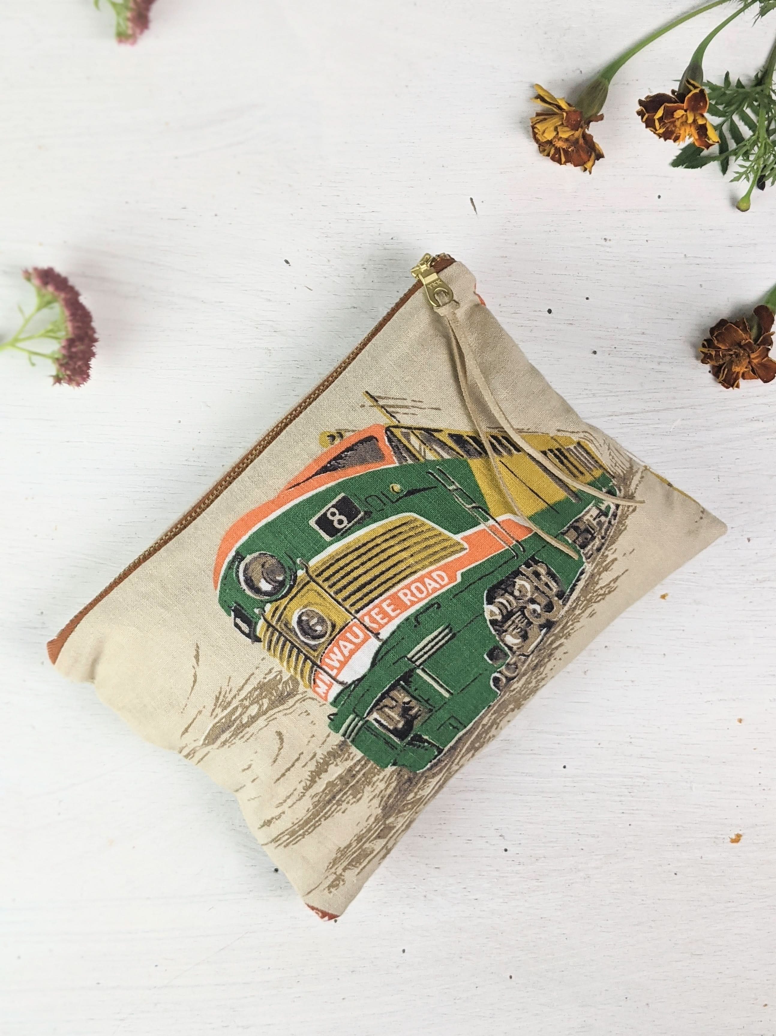 Ash & Rose purse Steam Train Clutch