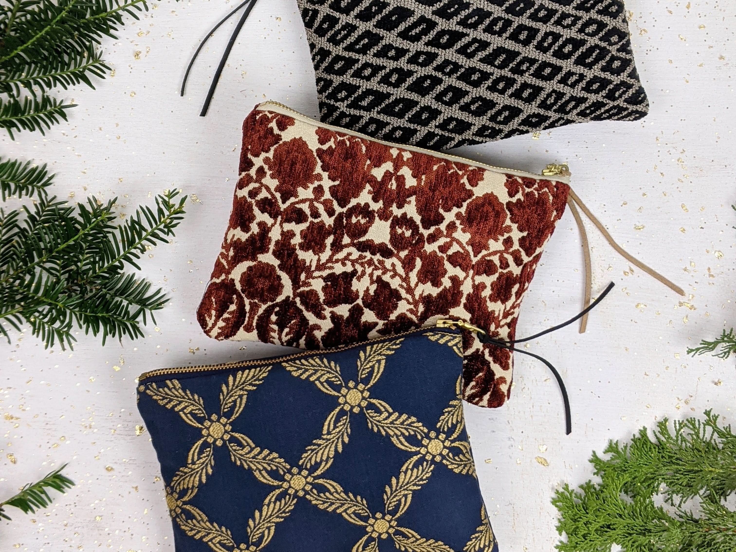 Black Diamond Needlepoint Purse - My American Goods