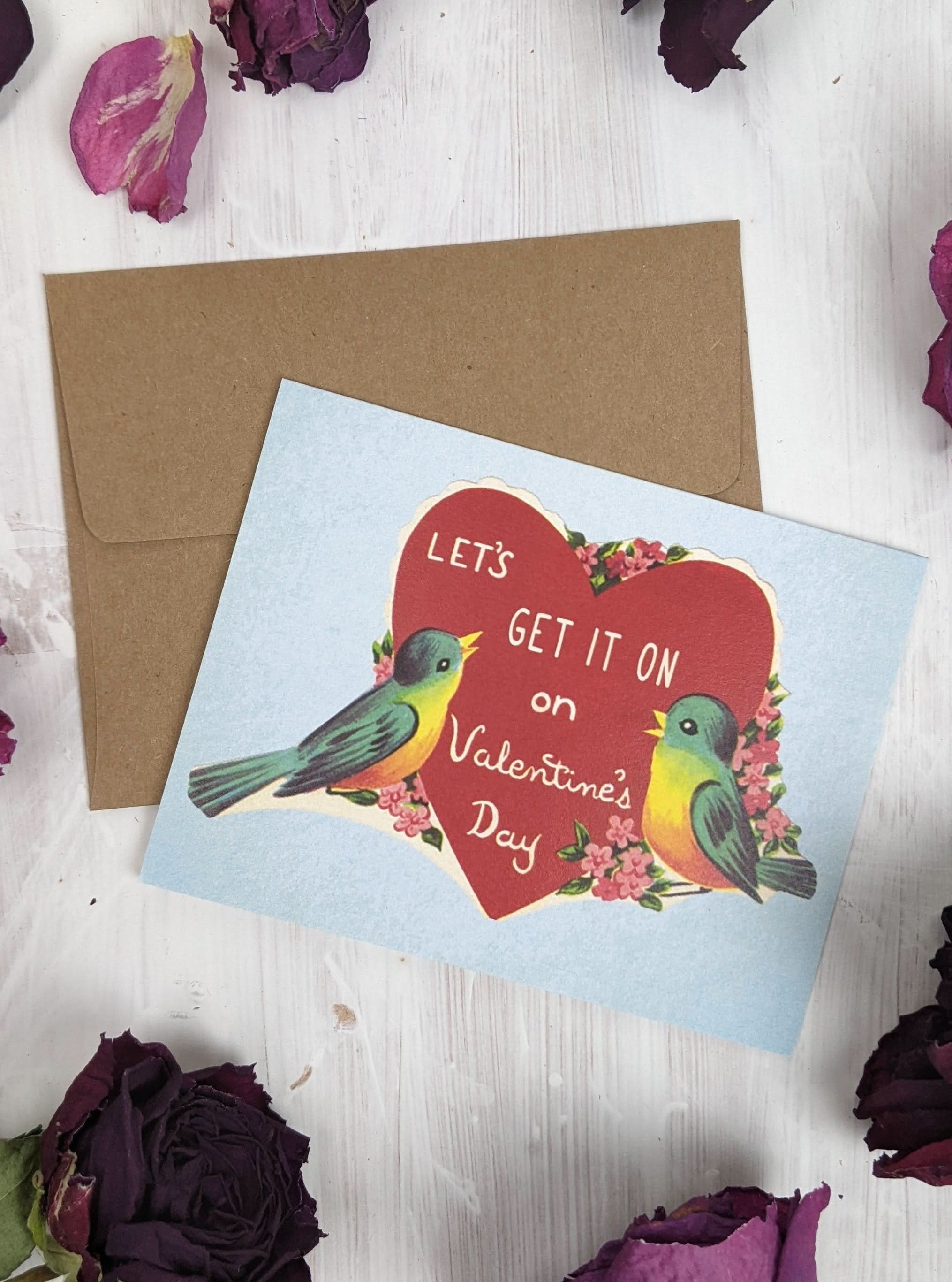 Bird Lovers Valentine Card - My American Goods