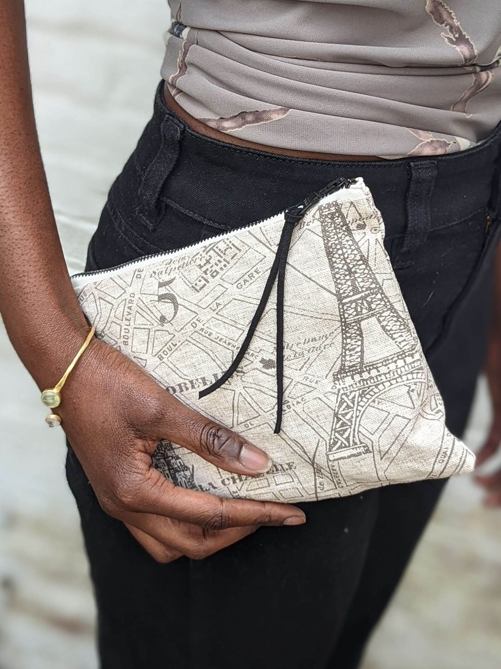 Ash & Rose purse Paris Map Purse