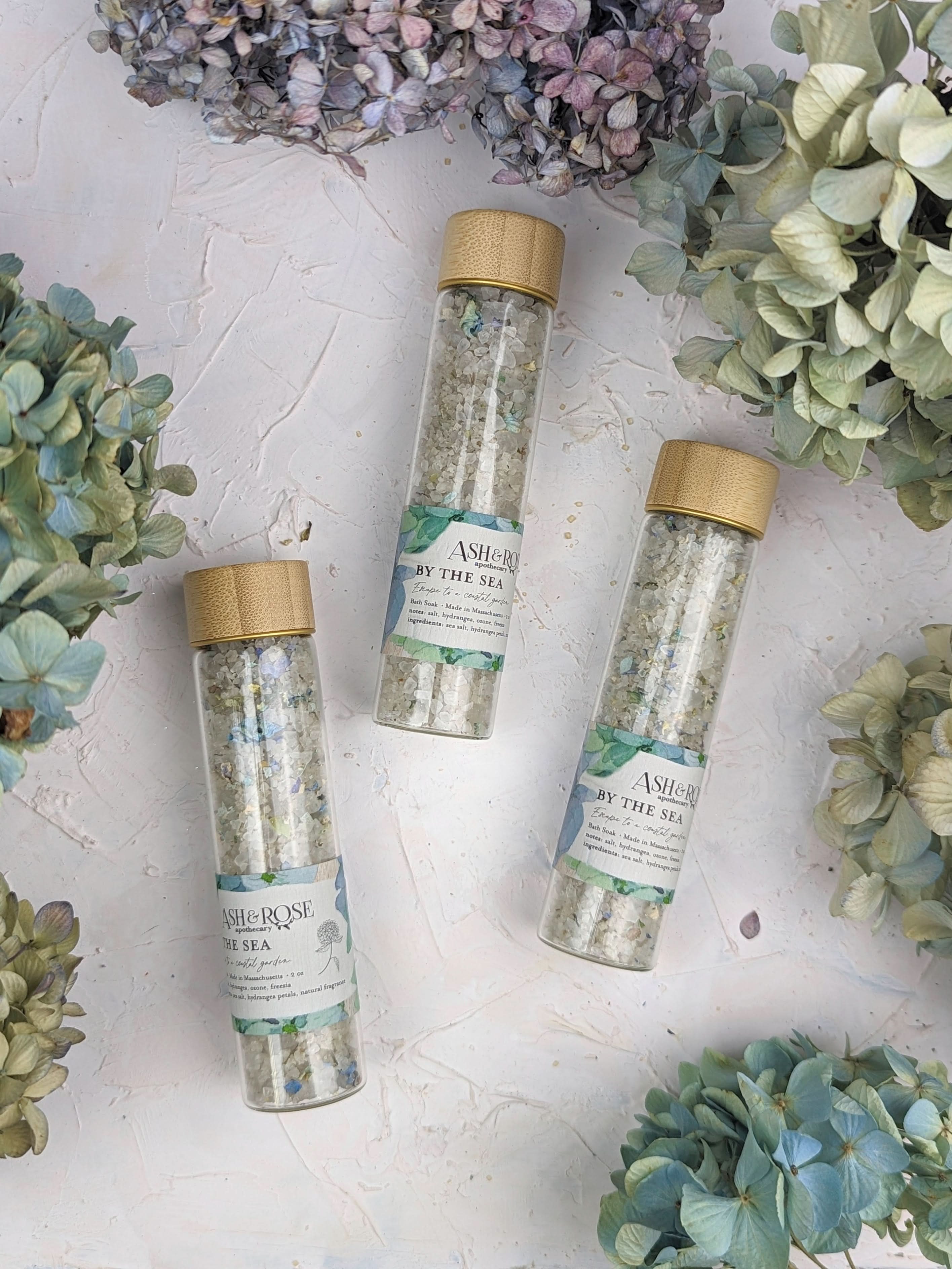 Ash & Rose bath soak BY THE SEA Bath Soak Vial