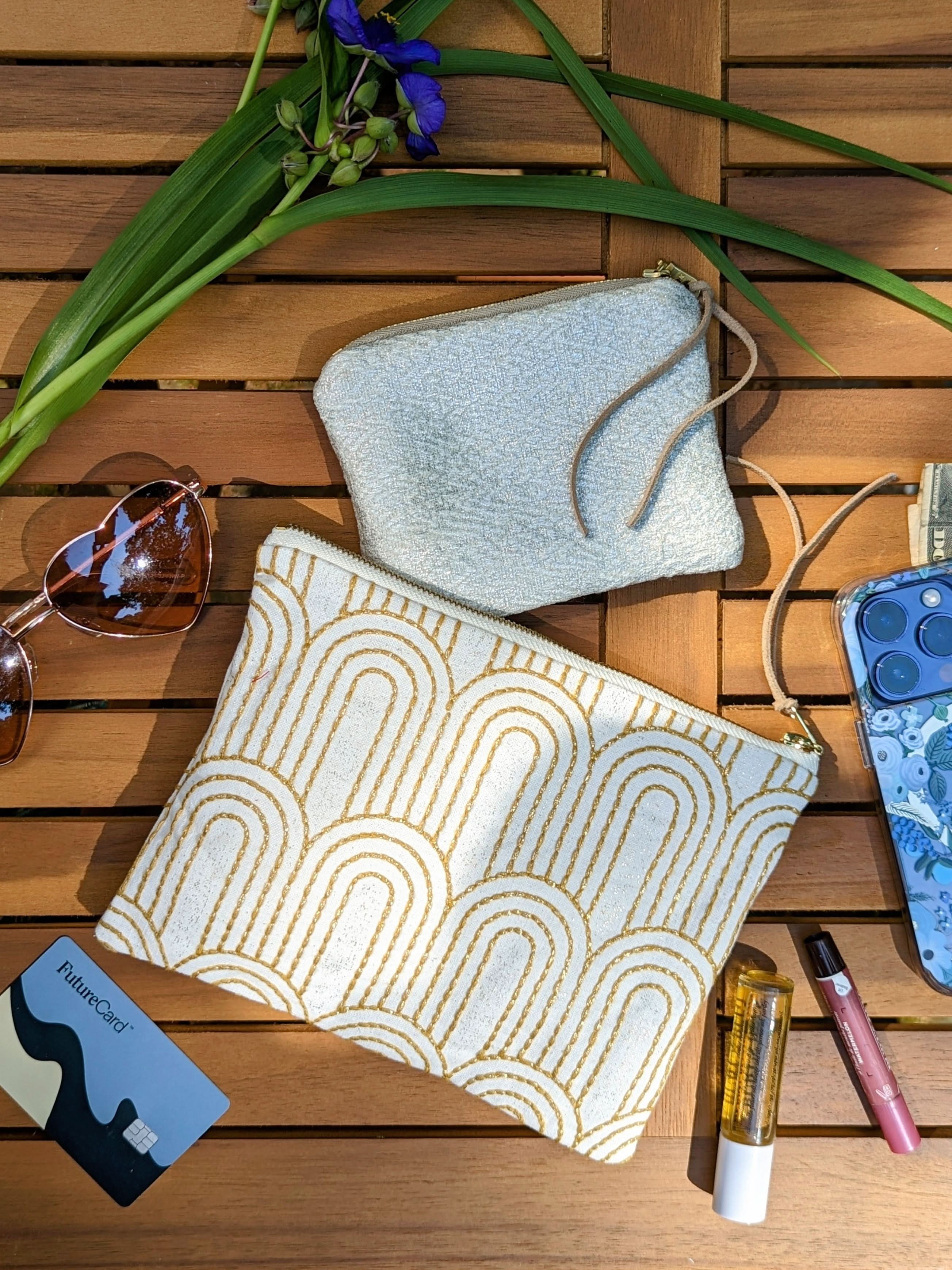 Ash & Rose Arianell Mini Metallic Clutch