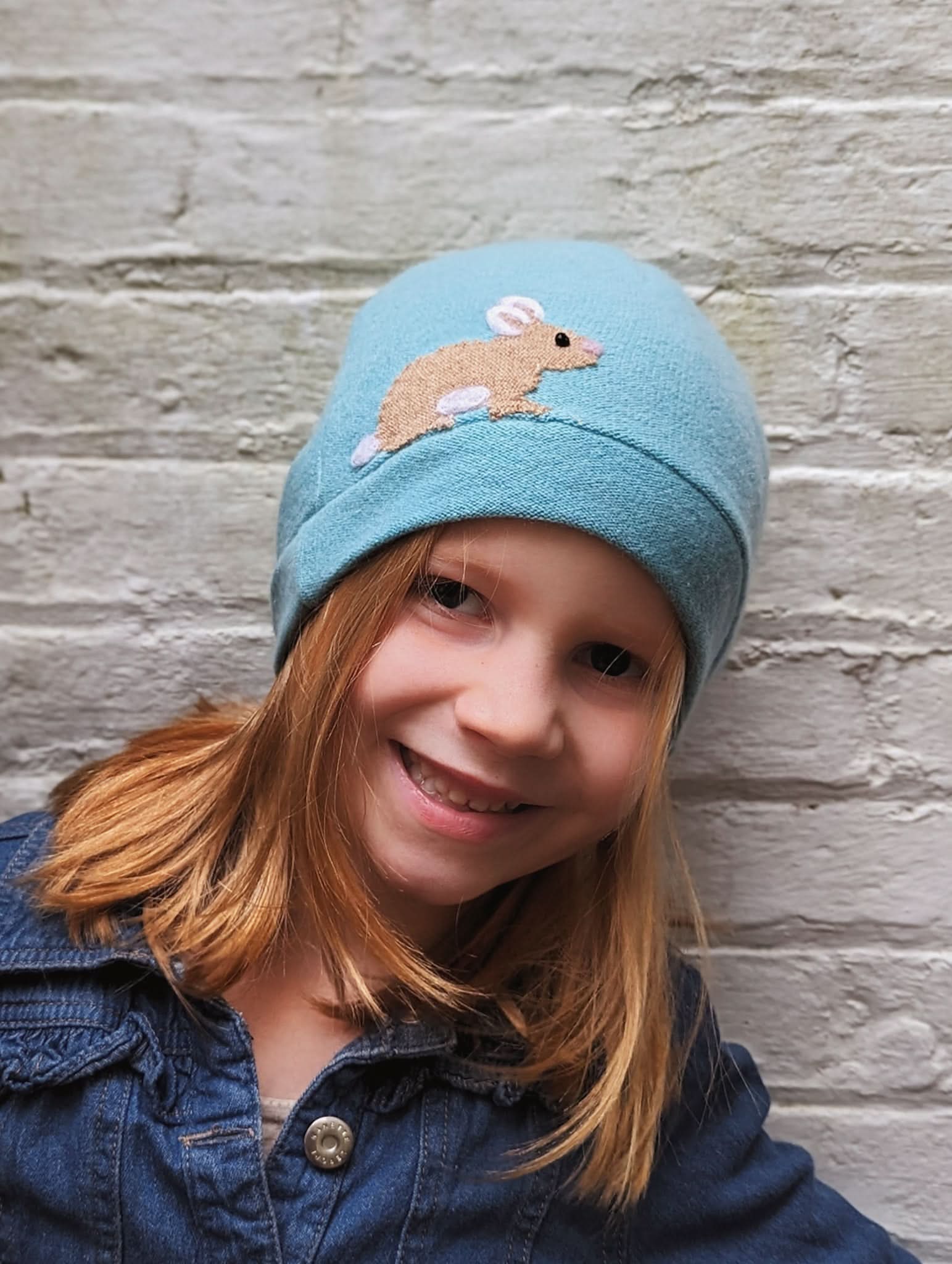 Bunny Cashmere Hat - Child - My American Goods