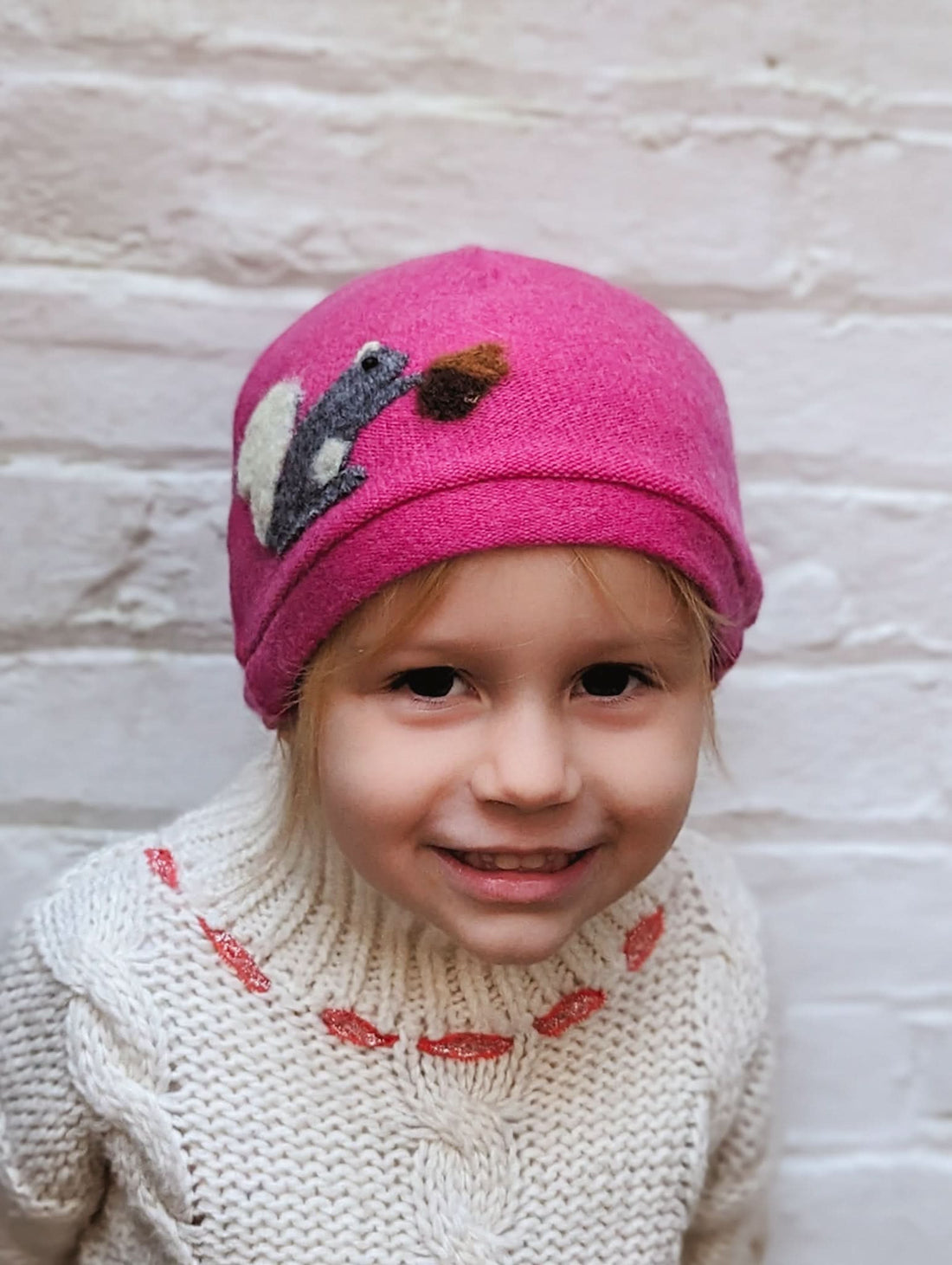 Squirrel Cashmere Hat - Toddler - My American Goods