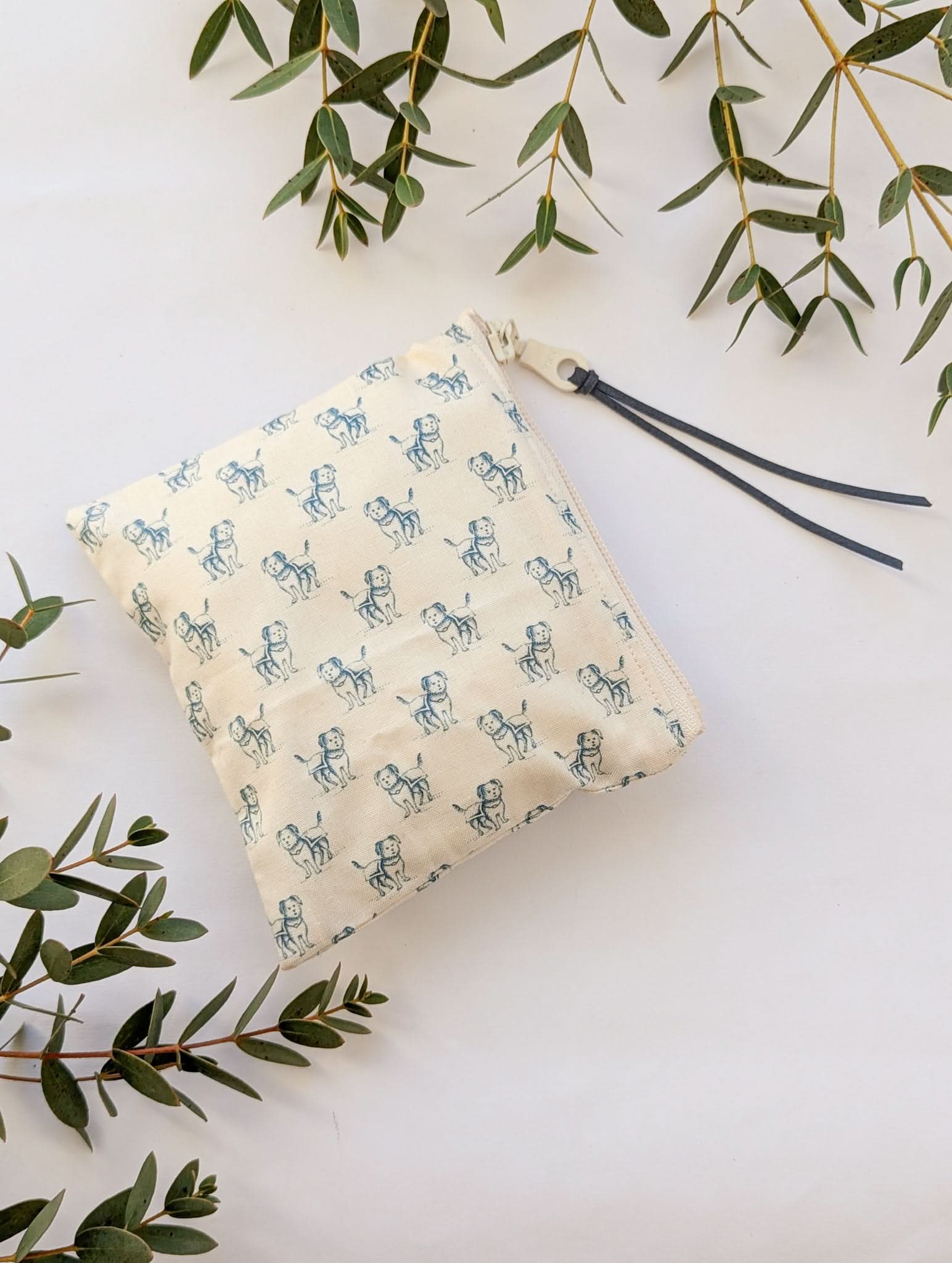 Good Dog Square Zip Pouch - My American Goods