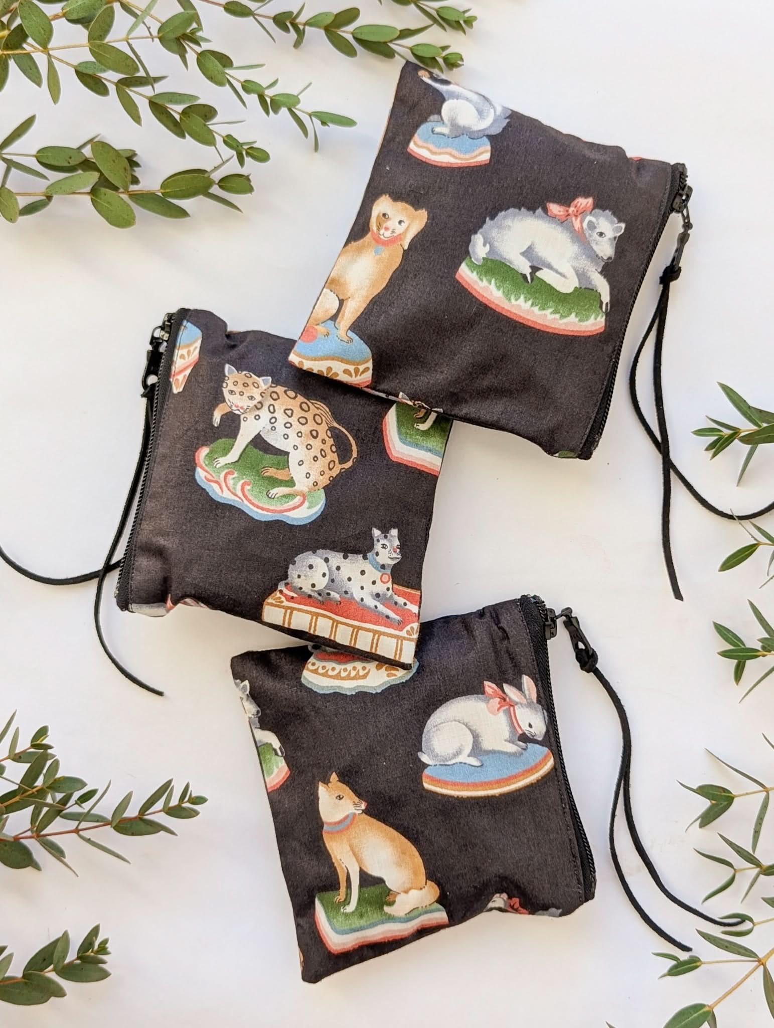 Ash & Rose Cirque du Forêt Square Pouch