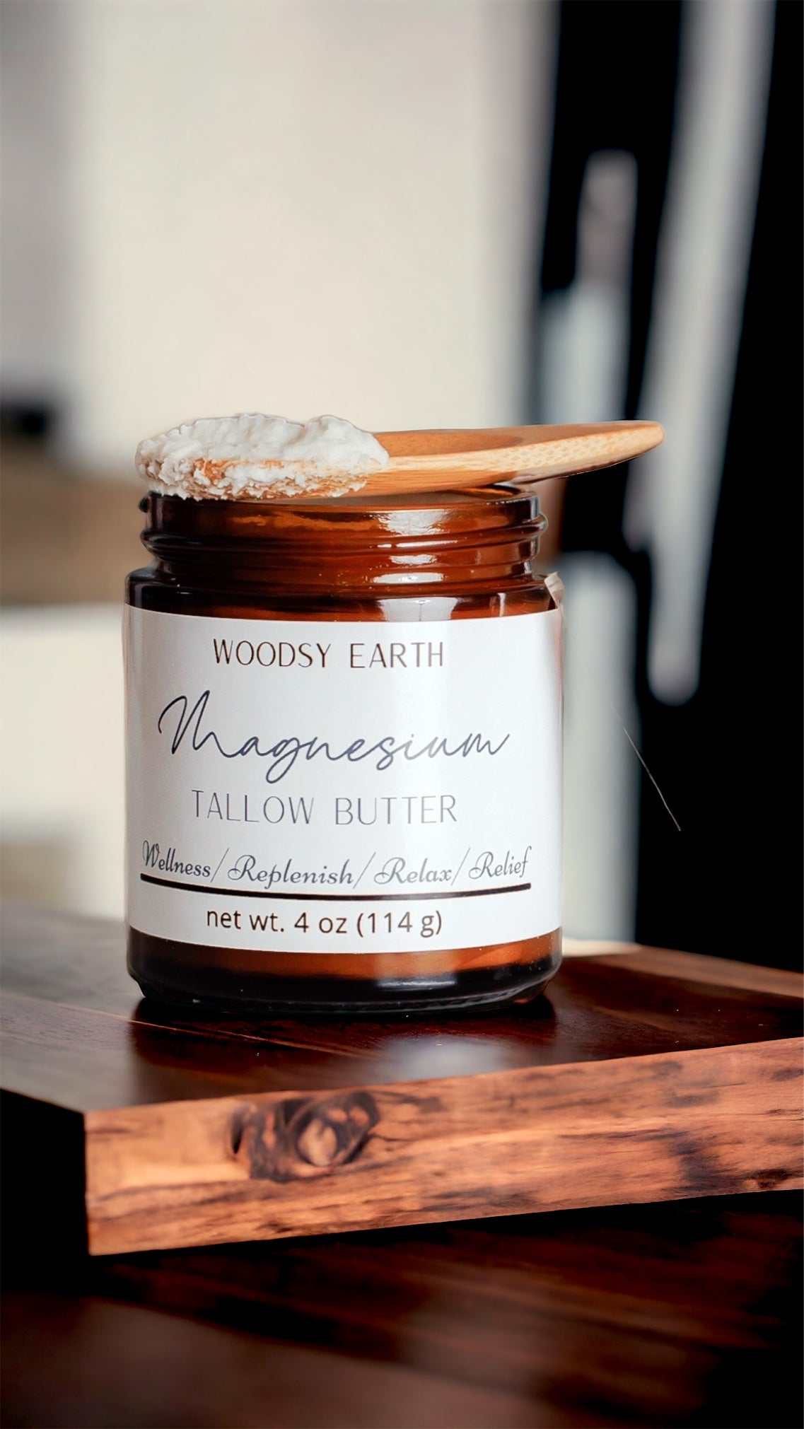 Woodsy Earth Magnesium Body Butter Magnesium Butter with St. John&