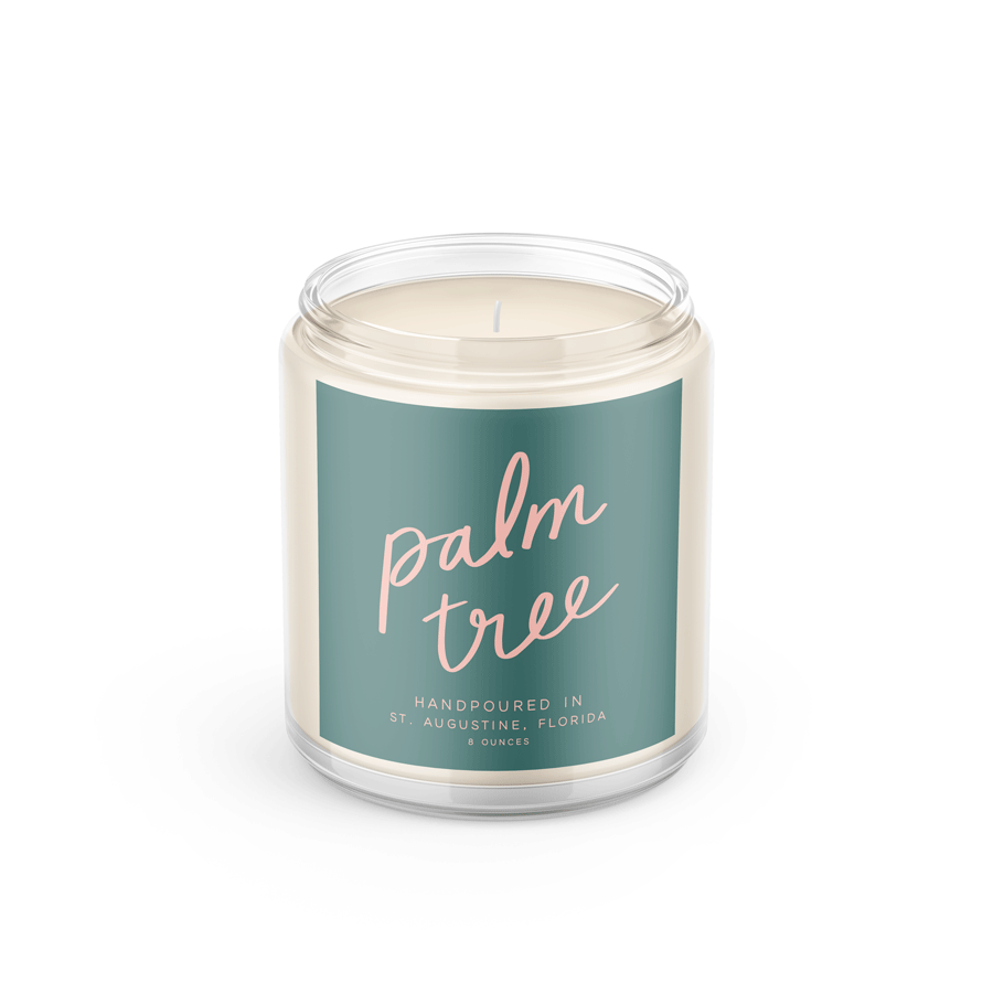 Palm Tree - 8oz Soy Candle - My American Goods