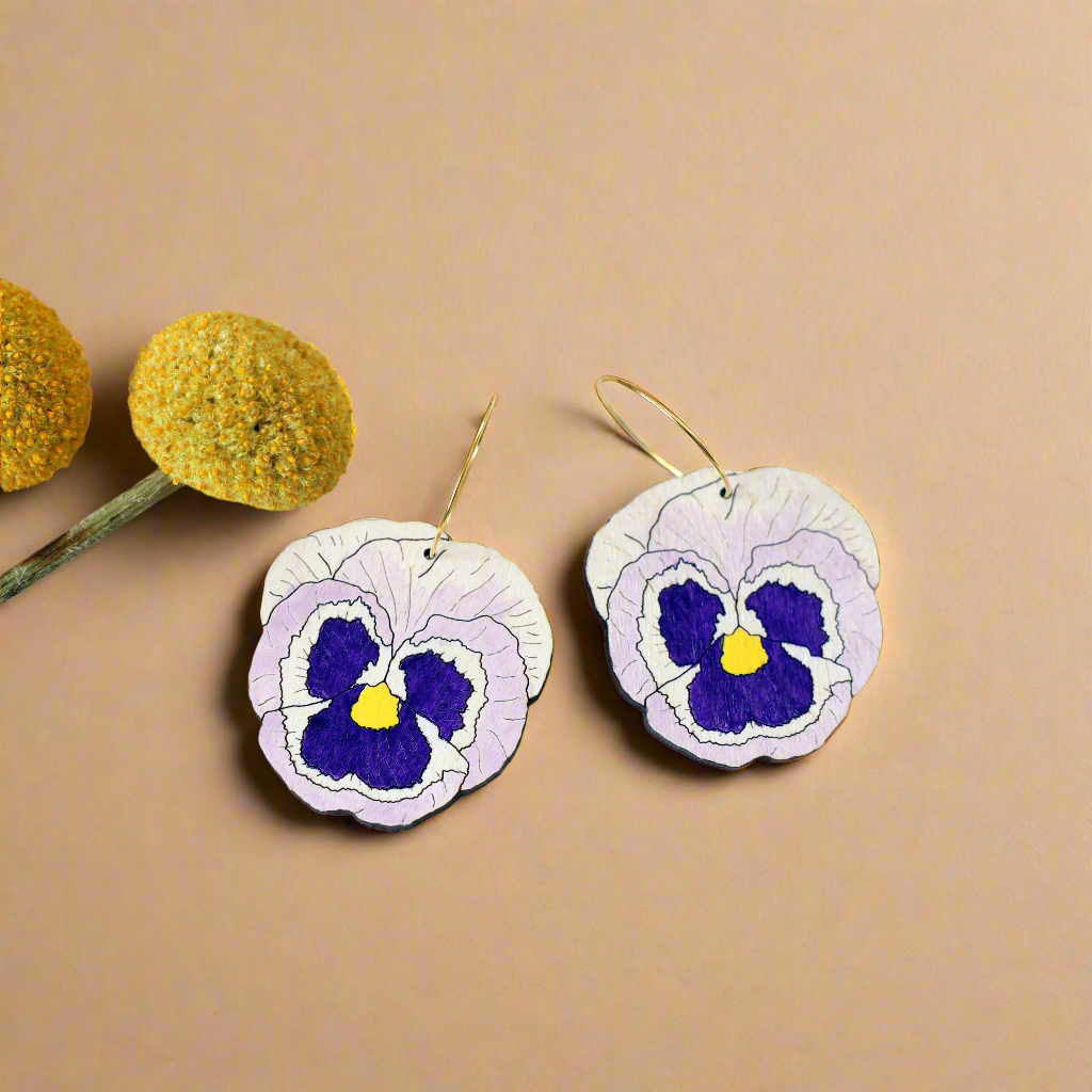Pansy Hoops