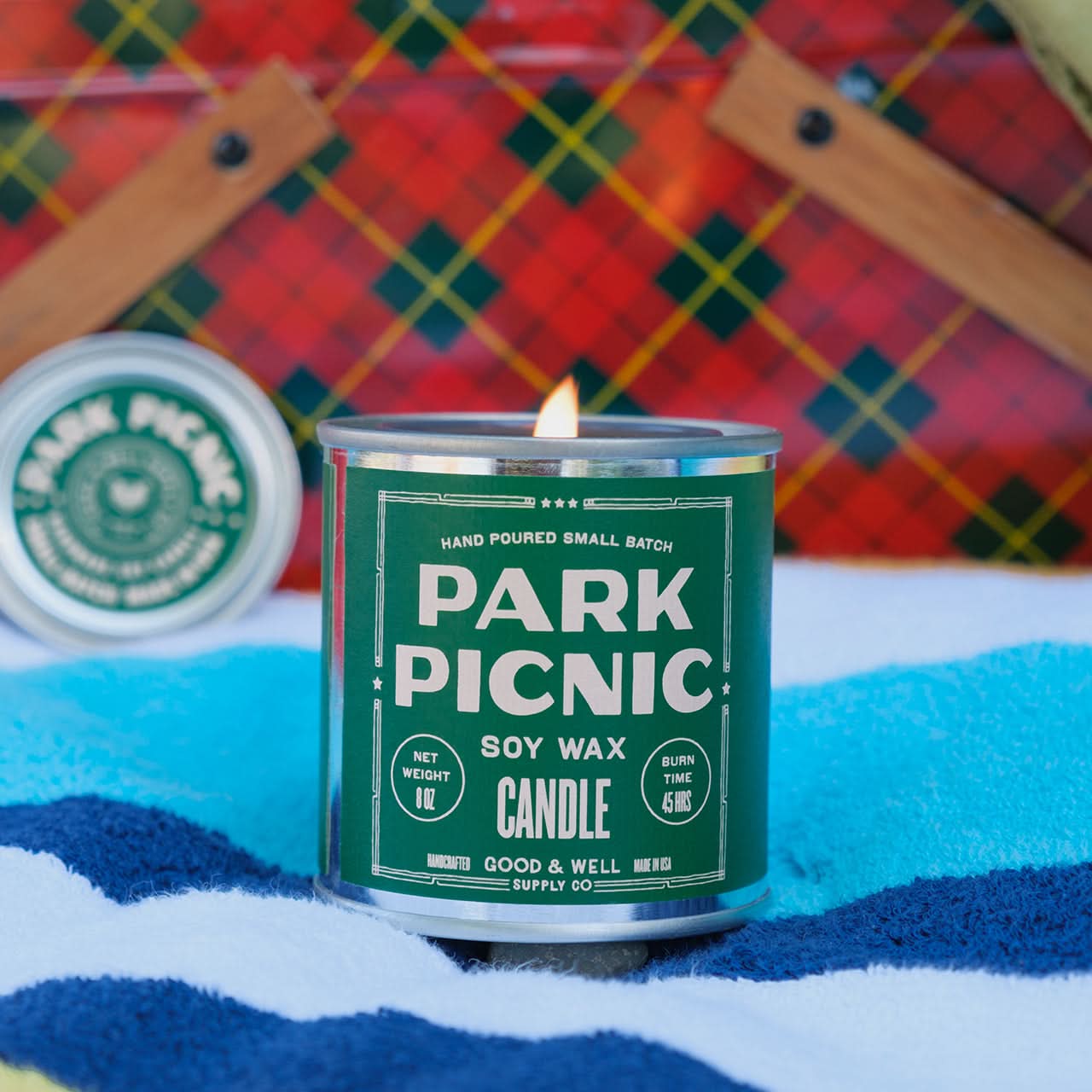 Good & Well Supply Co Candles Park Picnic Happy Place Candle