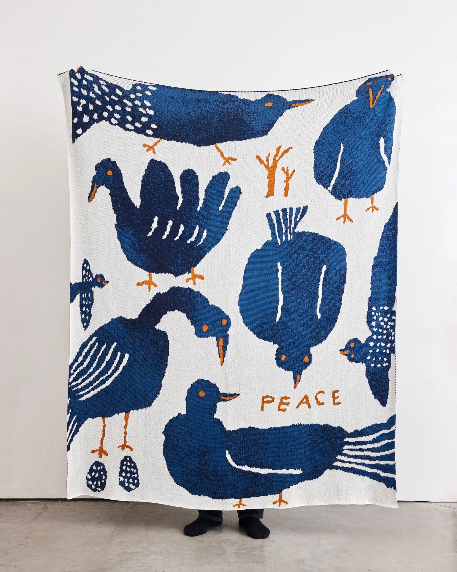 Biquette Throw Blanket Peace Throw Blanket