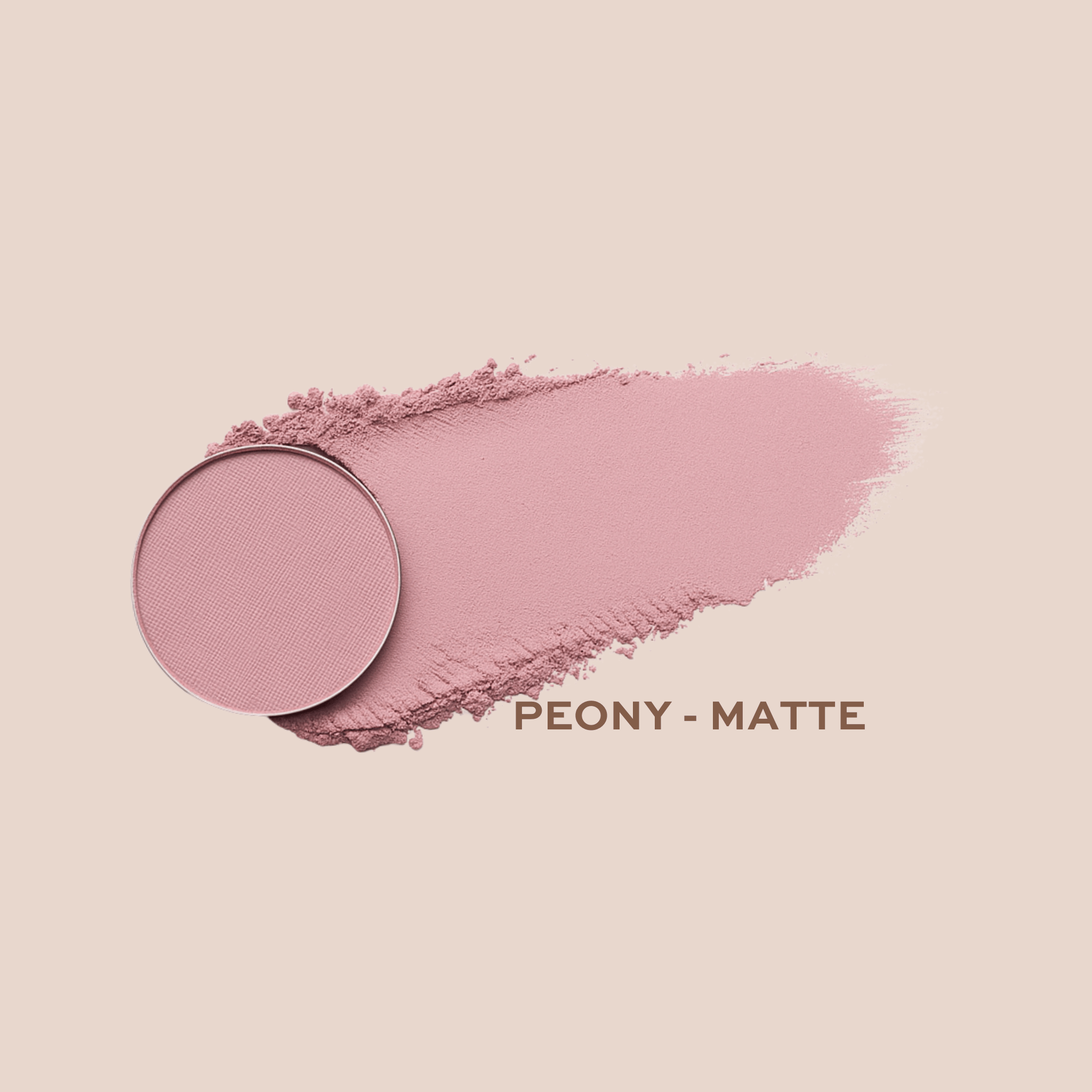 Taylor Made Organics eyeshadow peony Mineral Eyeshadow Single | talc-free