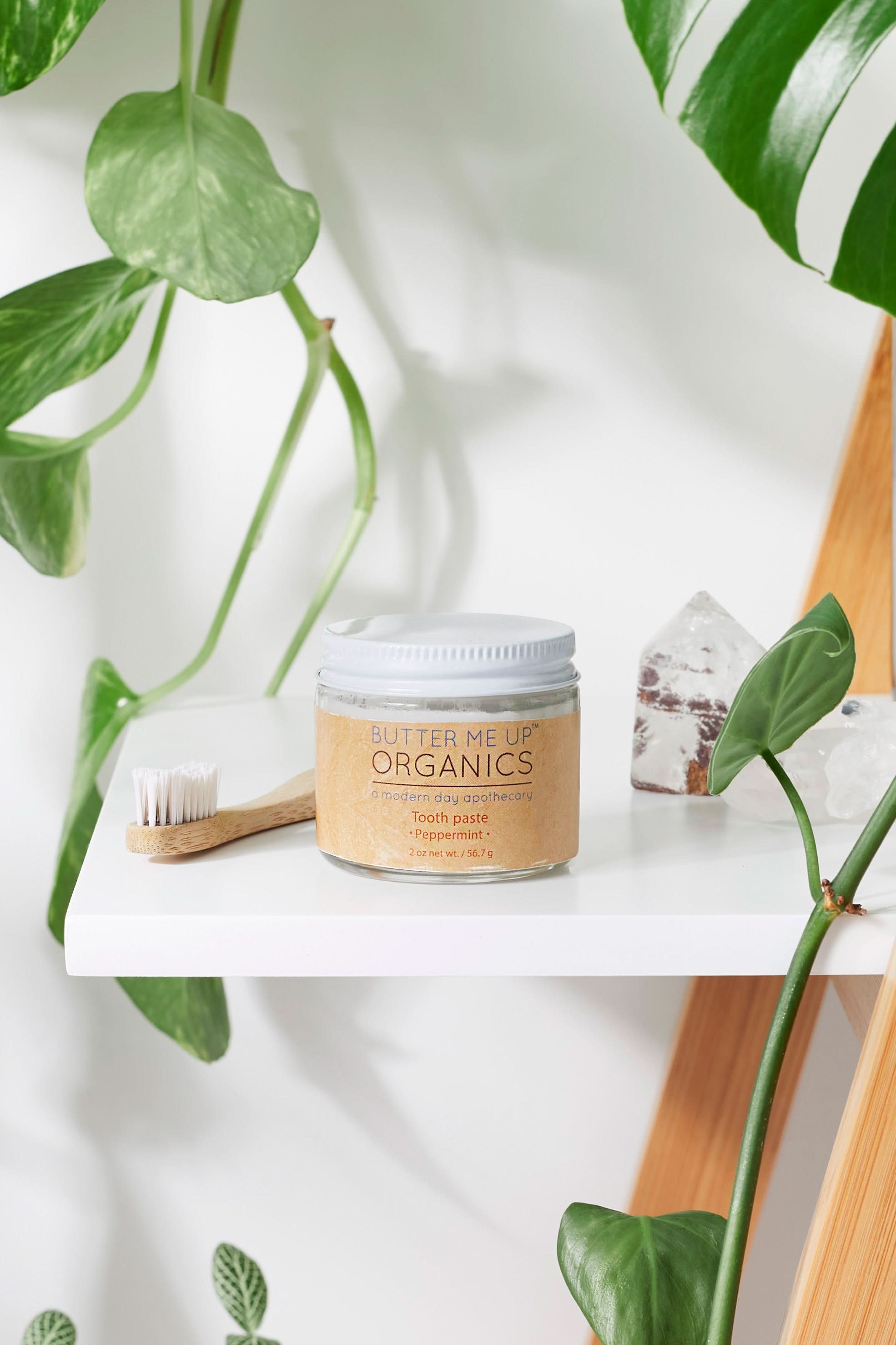 Butter Me Up Organics Teeth All Natural Organic Whitening Toothpaste / Remineralizing Toothpaste