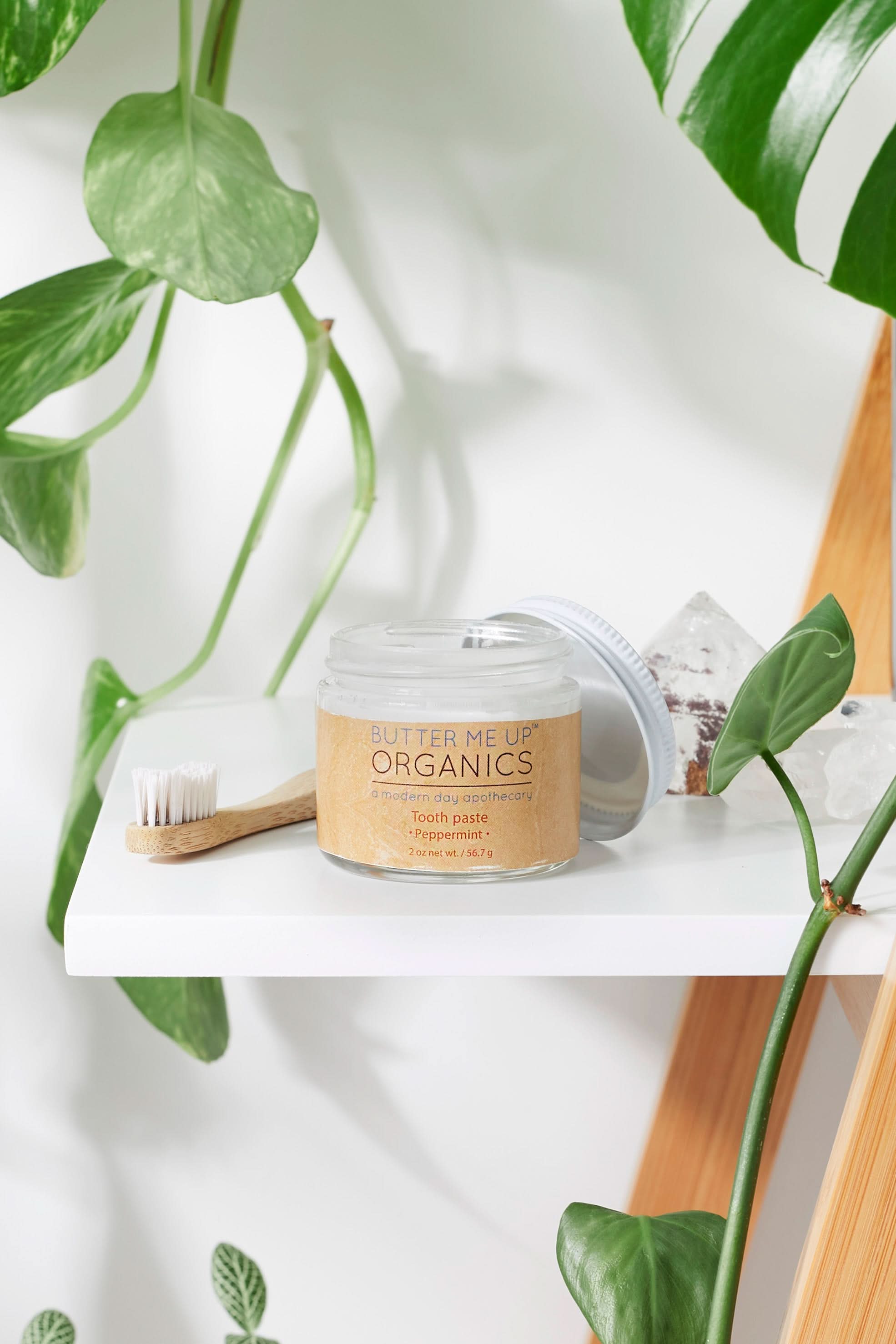 Butter Me Up Organics Teeth All Natural Organic Whitening Toothpaste / Remineralizing Toothpaste