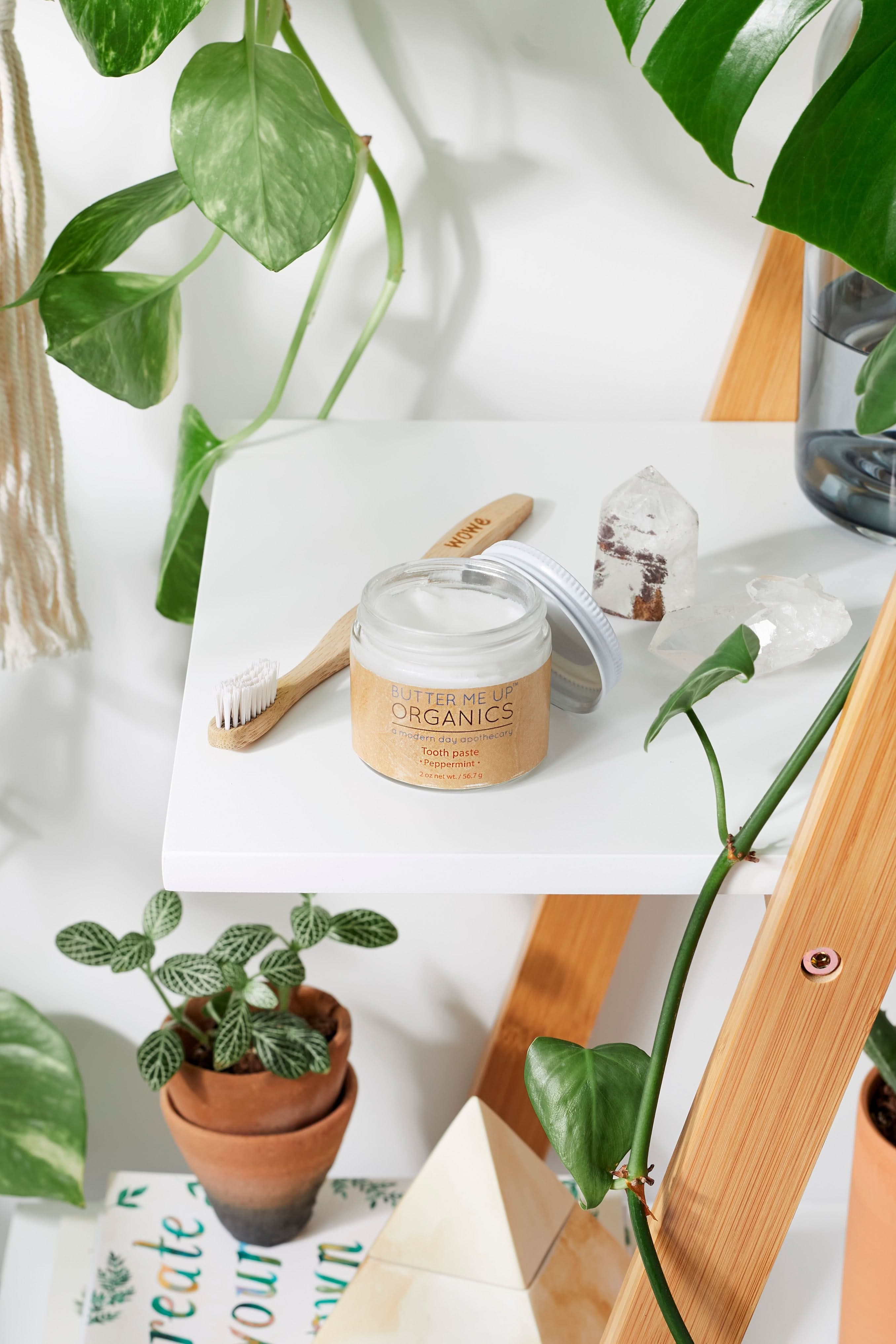 Butter Me Up Organics Teeth All Natural Organic Whitening Toothpaste / Remineralizing Toothpaste