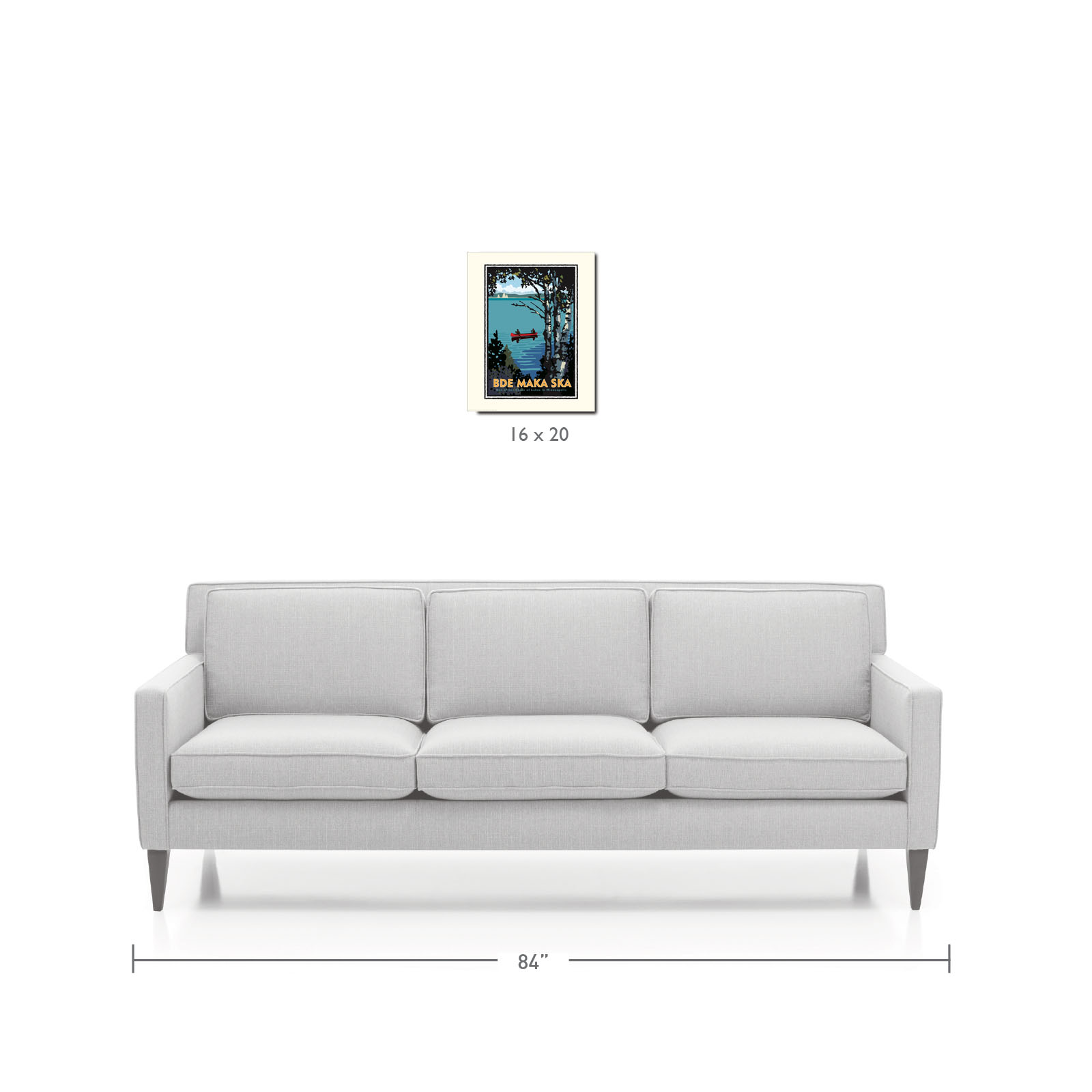 Landmark MN | Bde Maka Ska Minneapolis Art Print - My American Goods