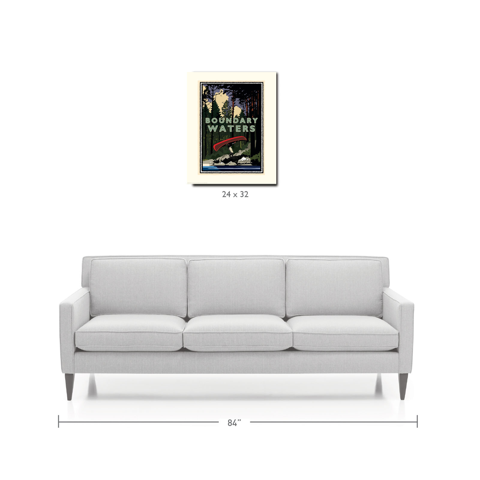 Landmark MN | Boundary Waters Portage Art Print - My American Goods