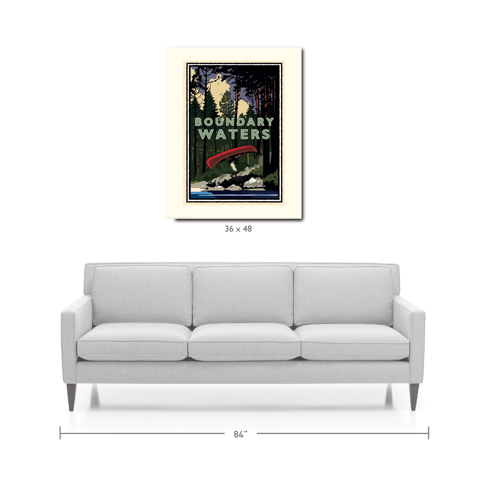 Landmark MN | Boundary Waters Portage Art Print - My American Goods