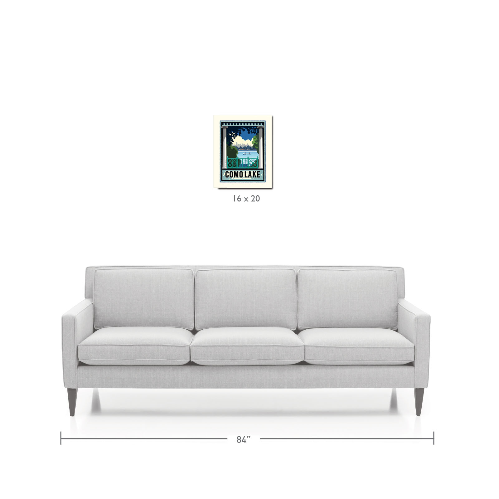 Landmark MN | Como Lake St Paul Art Print - My American Goods
