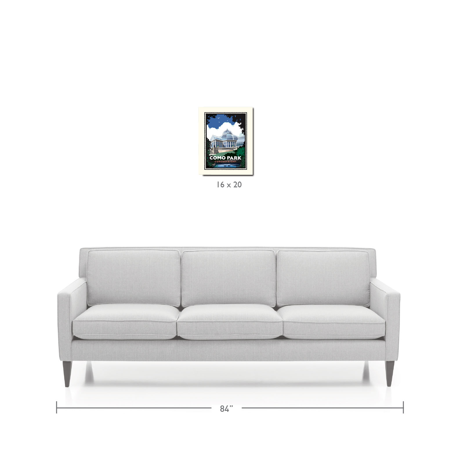 Landmark MN | Como Park Conservatory St Paul Art Print - My American Goods