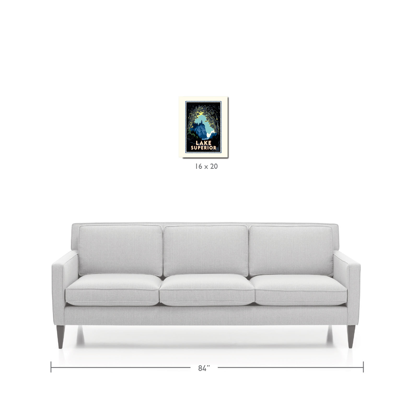 Landmark MN | Lake Superior Woods Art Print