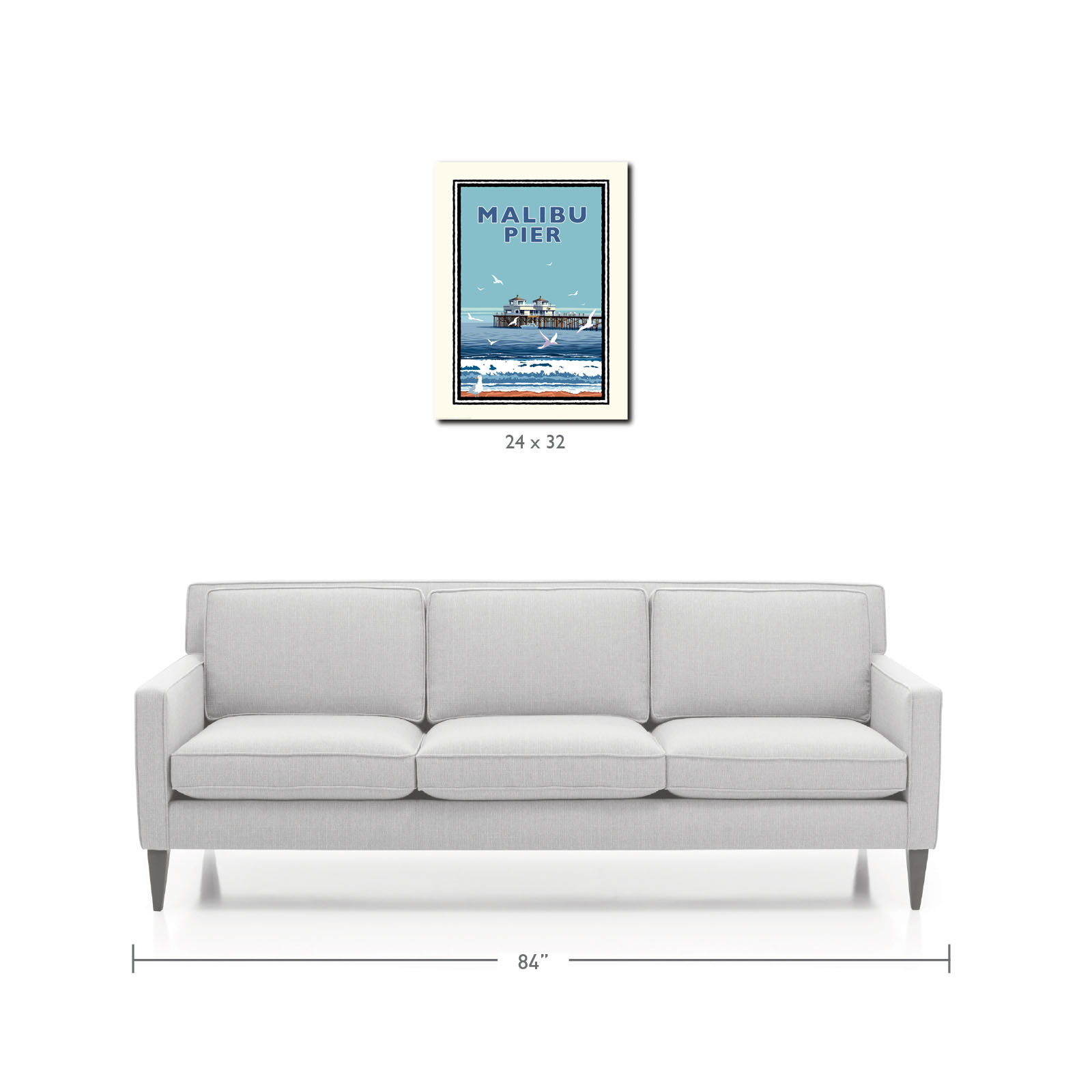 Landmark CA | Malibu Pier Day - My American Goods