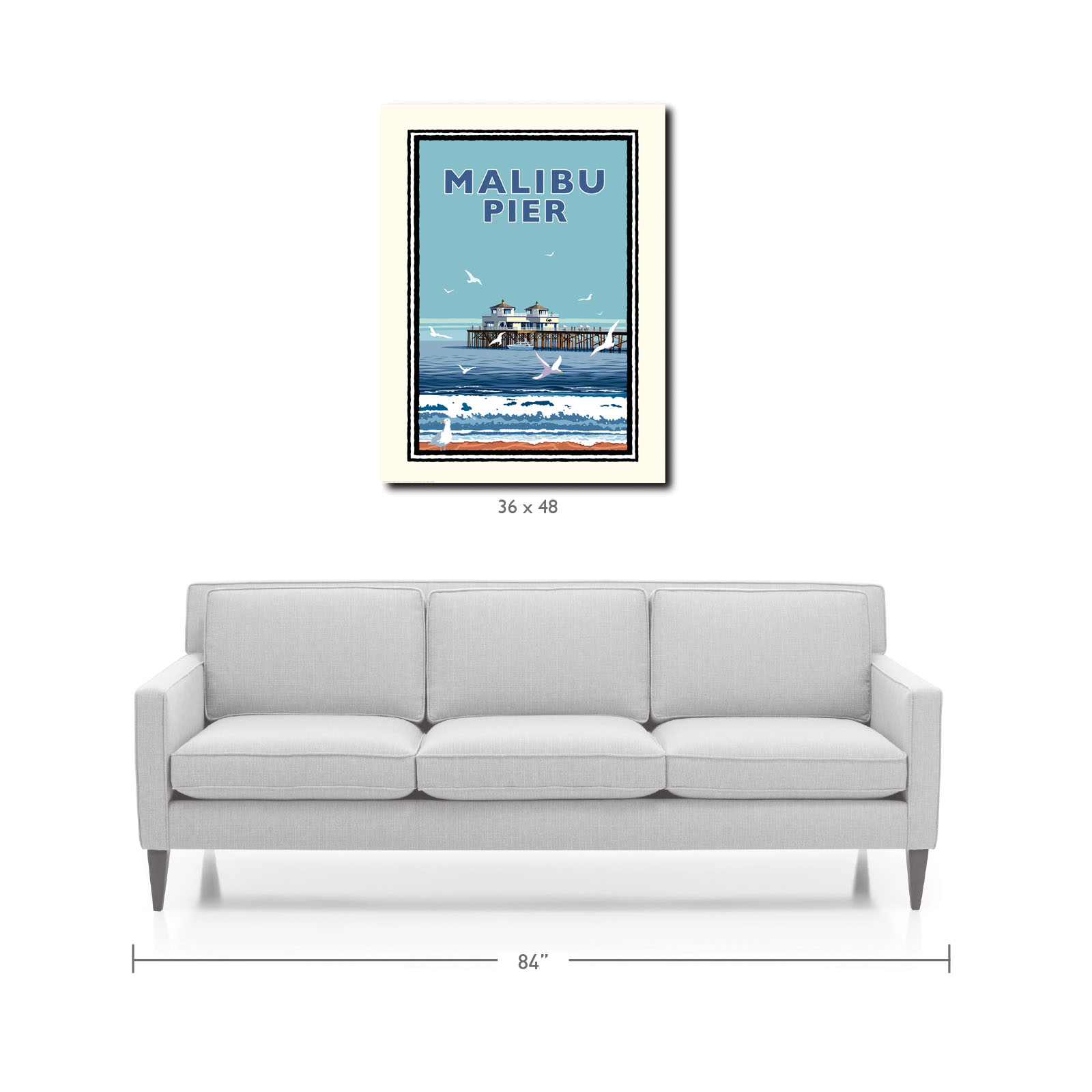 Landmark CA | Malibu Pier Day - My American Goods