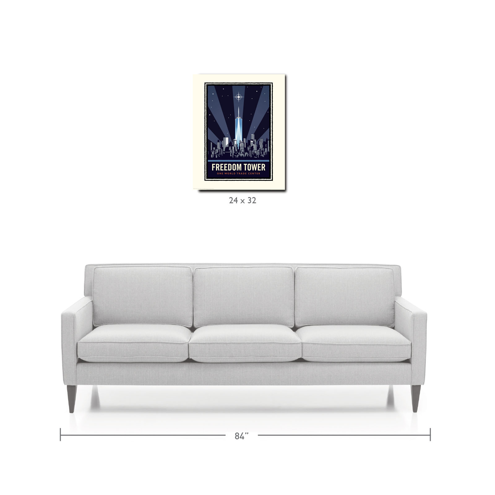 Landmark NY | Freedom Tower - One World Trade Center NYC Art Print - My American Goods