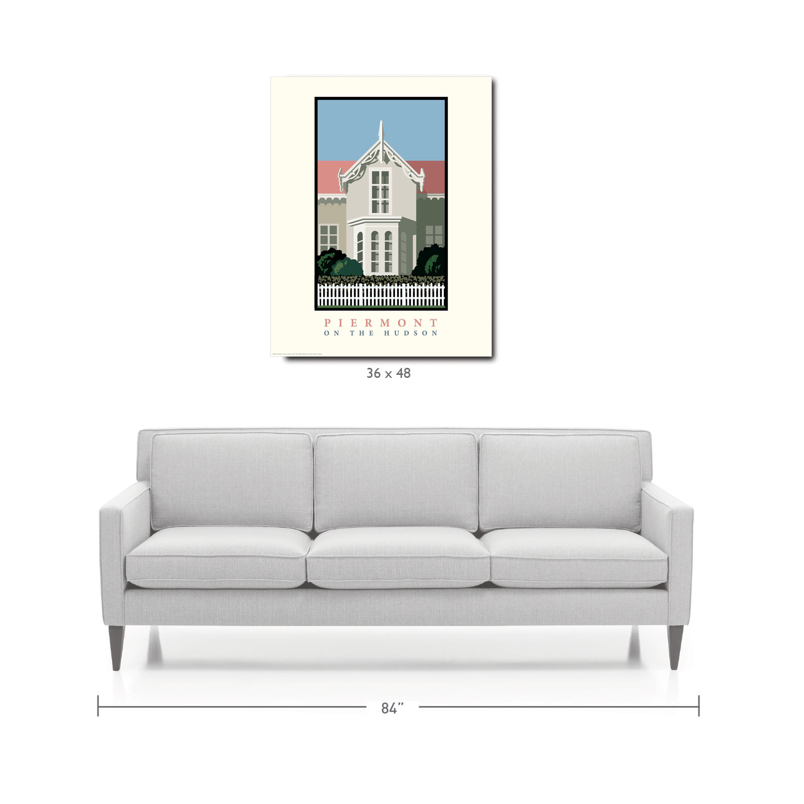 Landmark NY | Piermont House Blue Sky - My American Goods