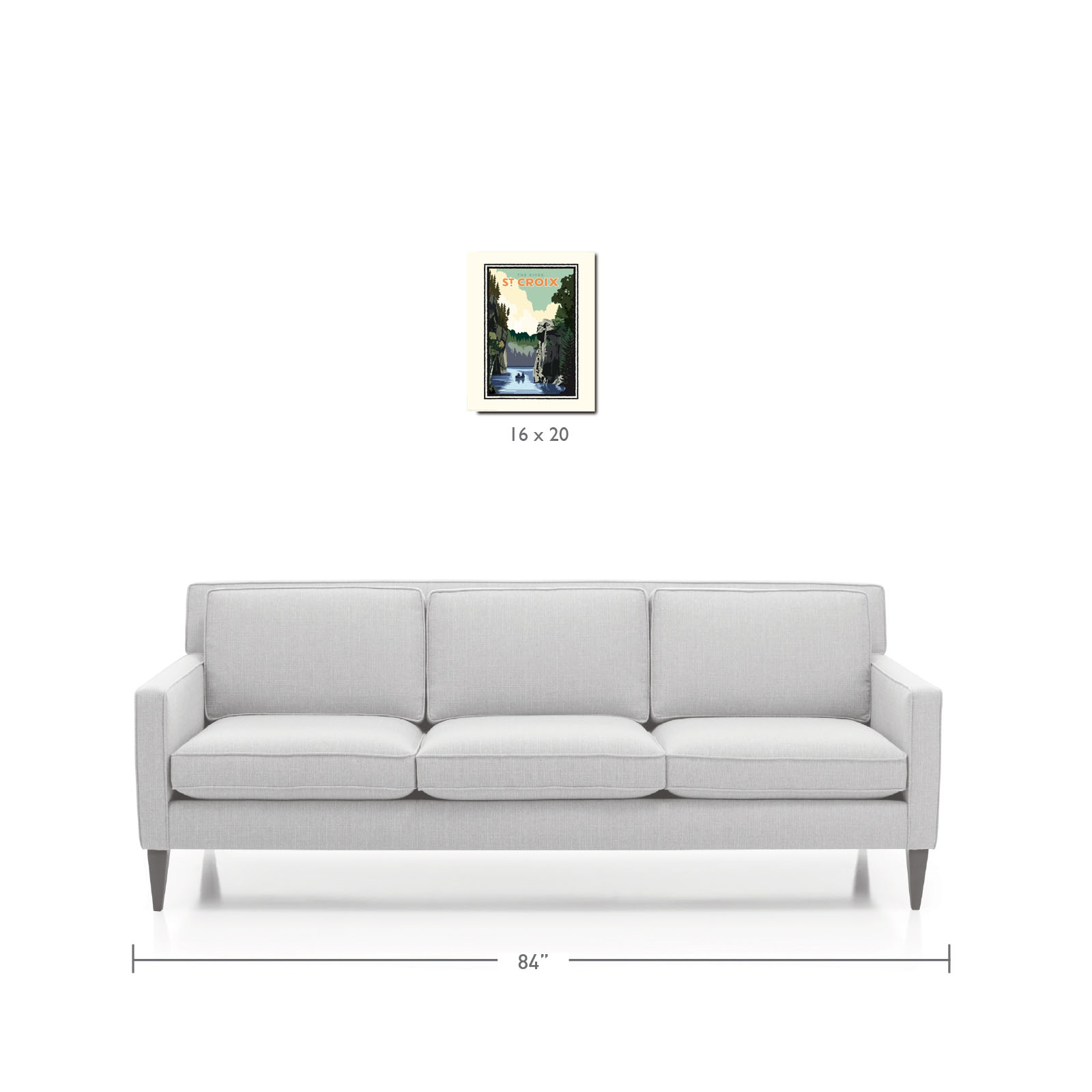 Landmark WI | St. Croix River Art Print - My American Goods