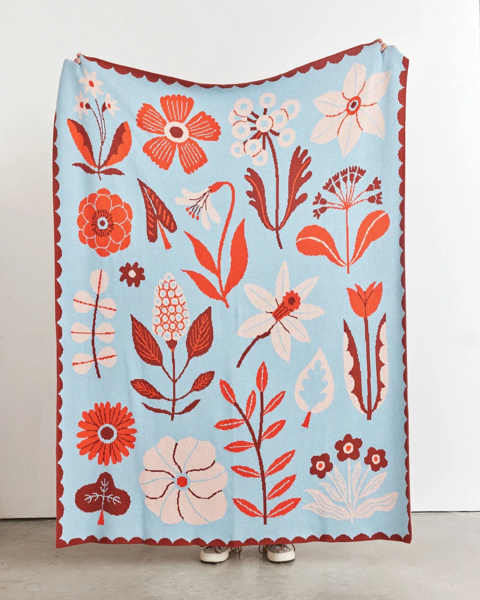 Biquette Throw Blanket Petals Throw Blanket
