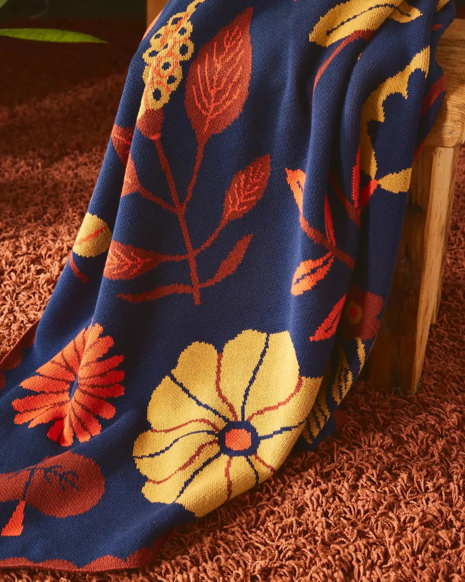 Biquette Throw Blanket Petals Throw Blanket