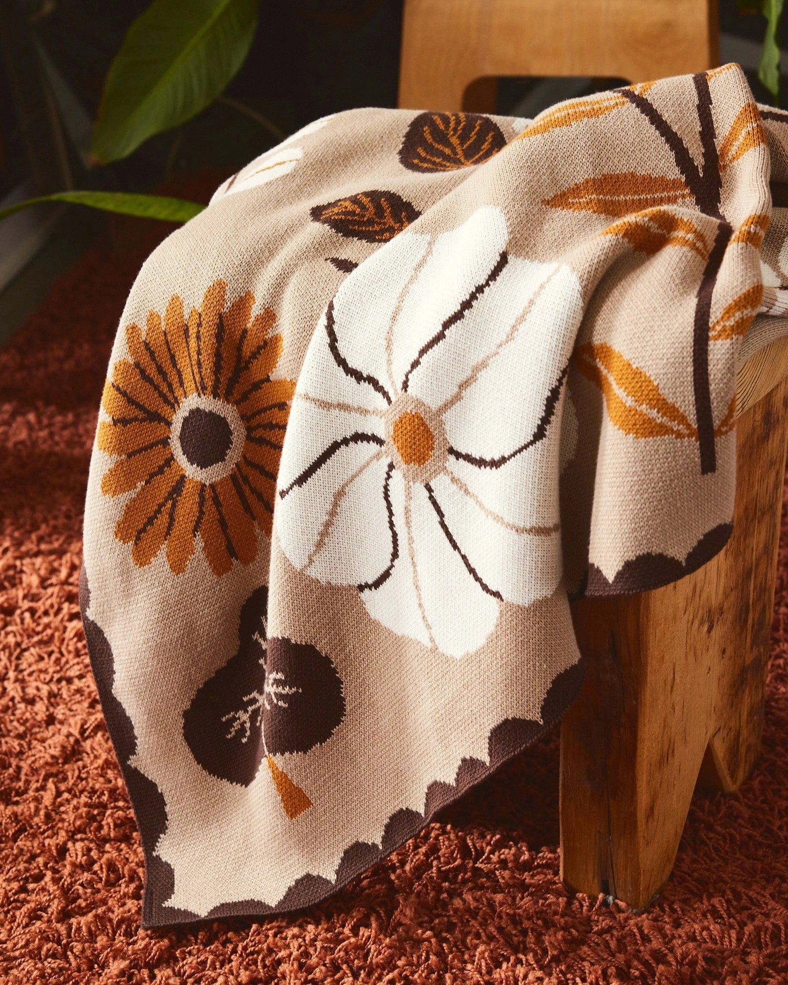 Biquette Throw Blanket Petals Throw Blanket