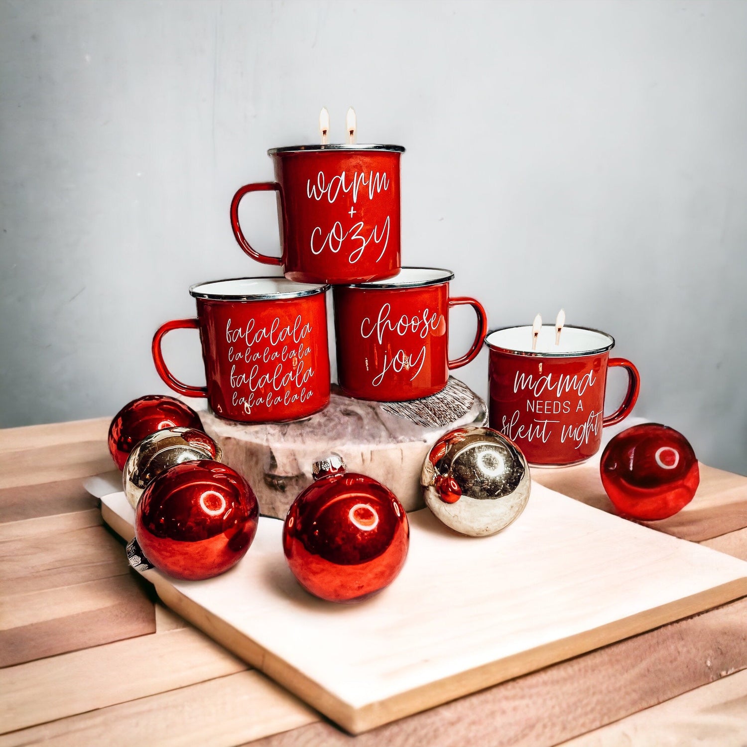 16oz Holiday Candle Mug - My American Goods