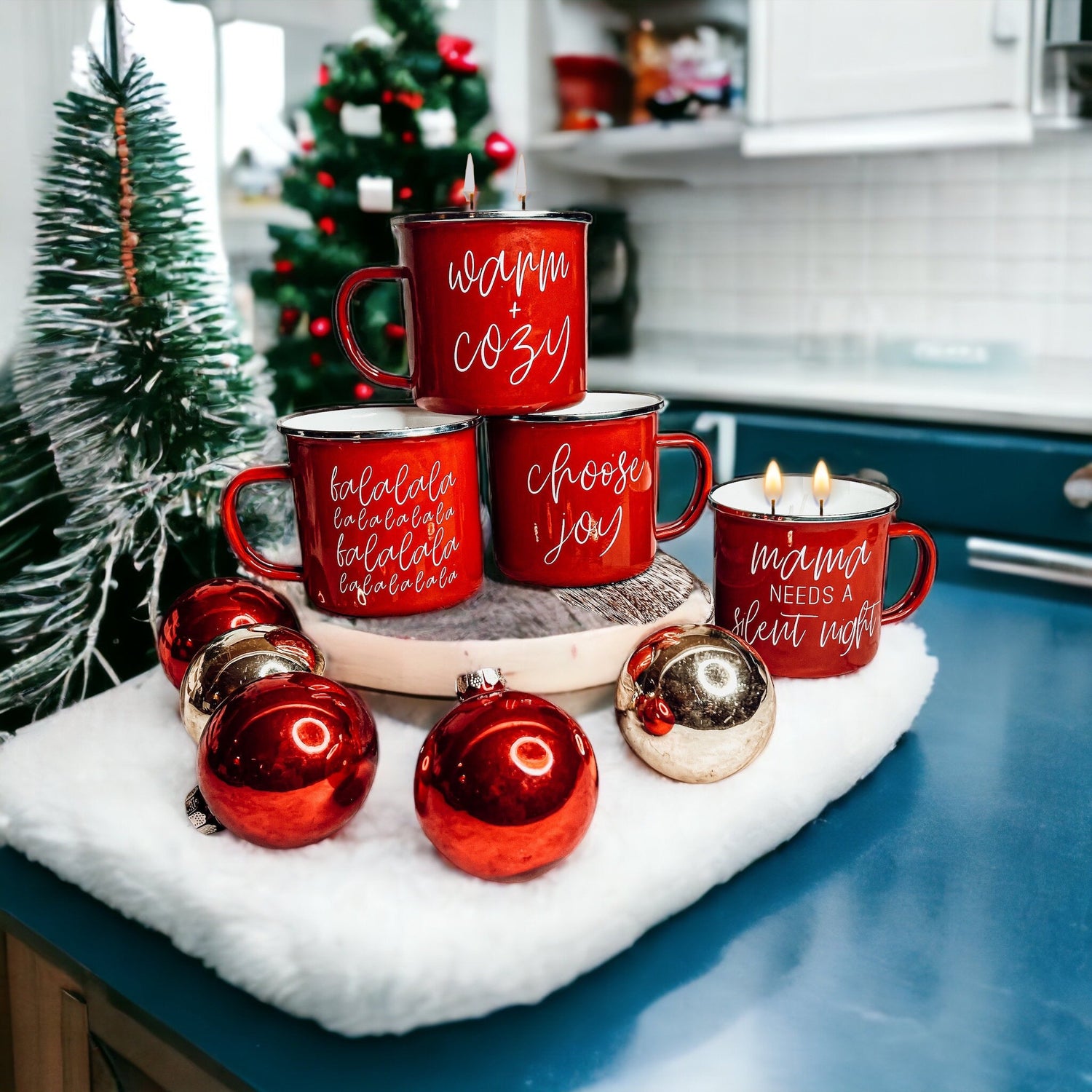 16oz Holiday Candle Mug - My American Goods