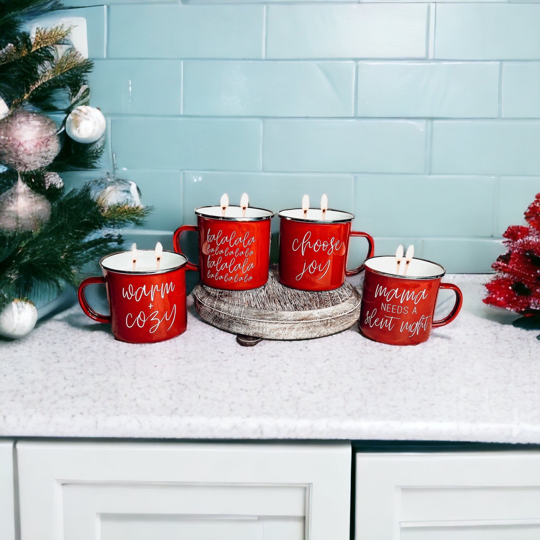 16oz Holiday Candle Mug - My American Goods
