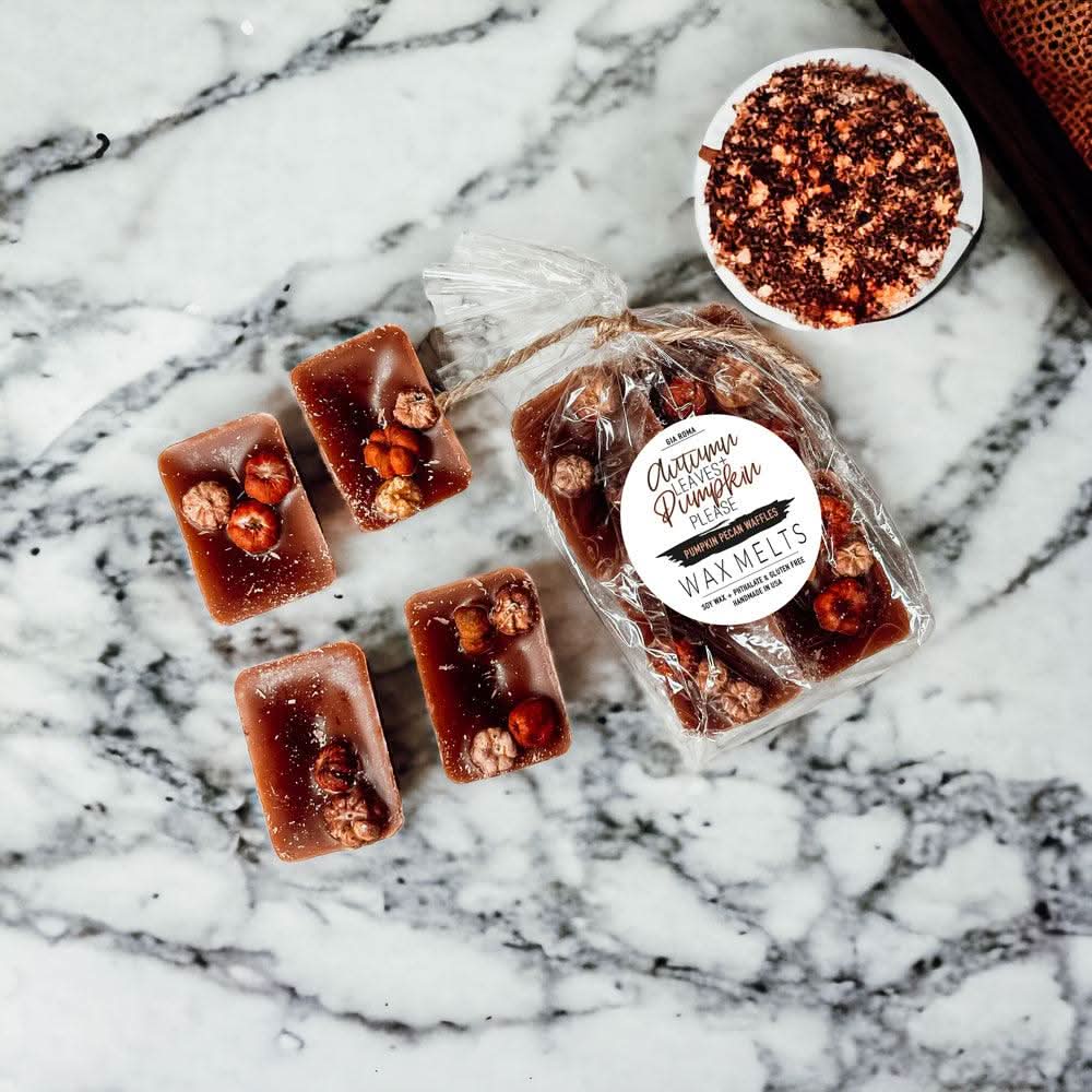 Pumpkin Pecan Waffles - My American Goods