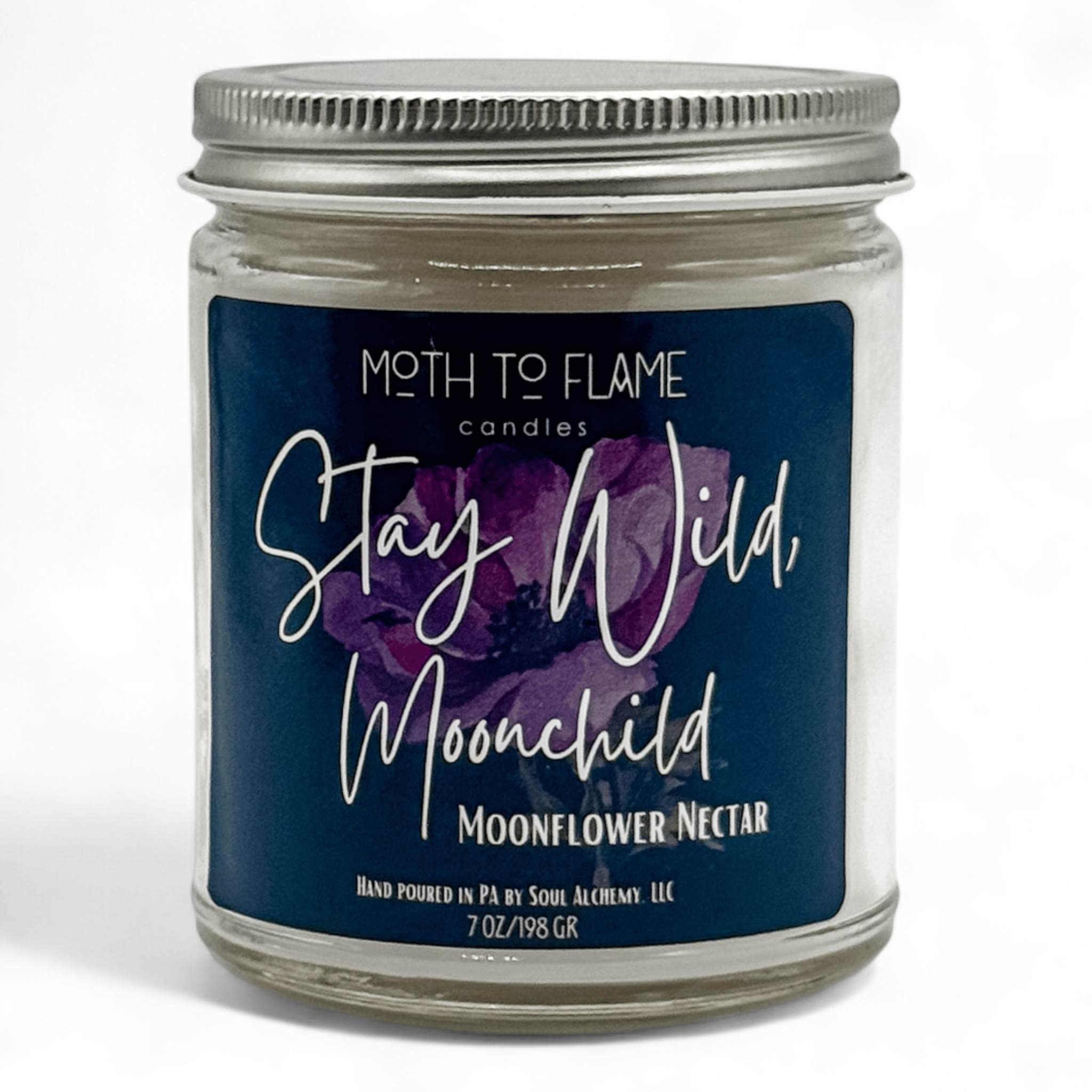 Moth to Flame Candles Candles Stay Wild, Moon Child – 7 oz Candle