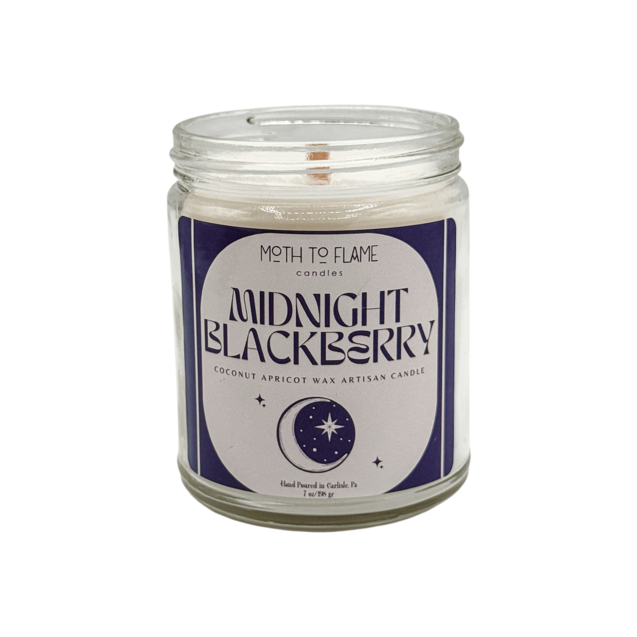 Moth to Flame Candles Container Midnight Blackberry – 7 oz Candle