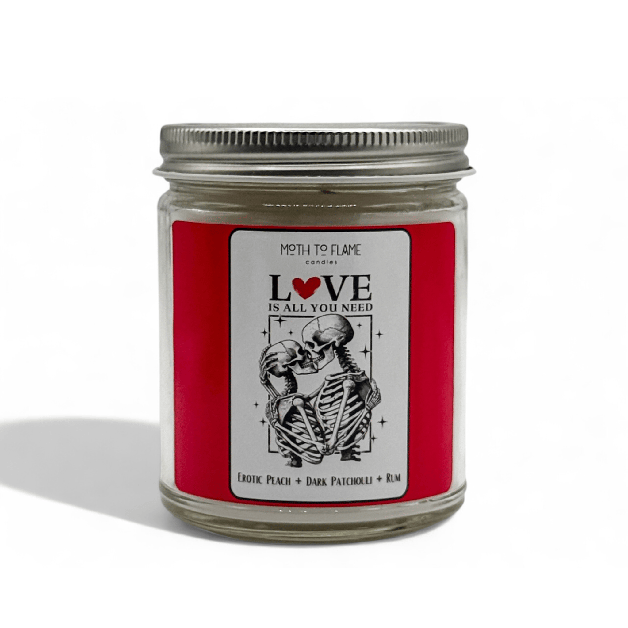 Moth to Flame Candles Container Love Is All You Need – 7 oz Candle
